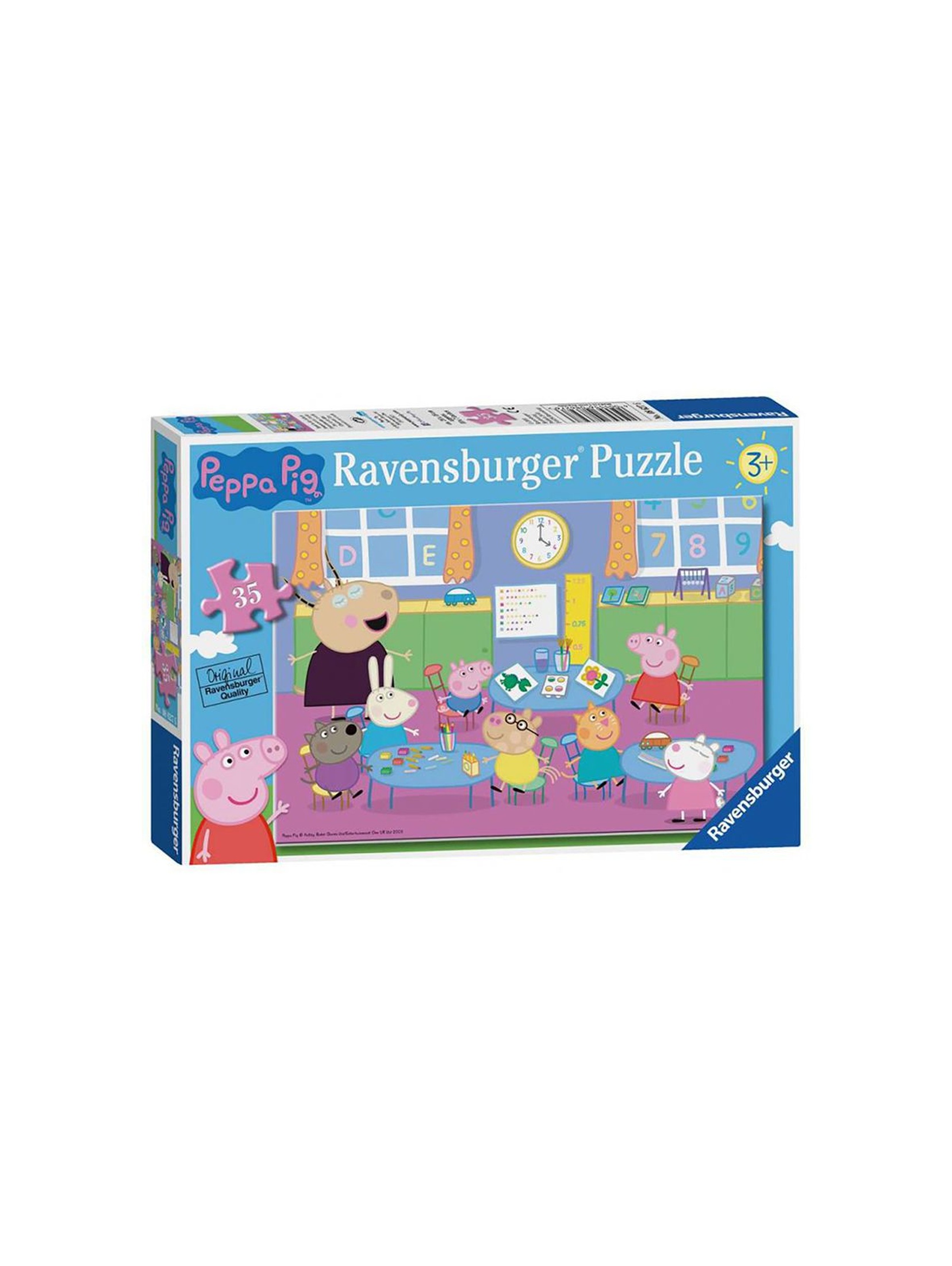 Puzzle dla dzieci 2D Świnka Peppa i cała klasa - 35 elementów - wiek 3+