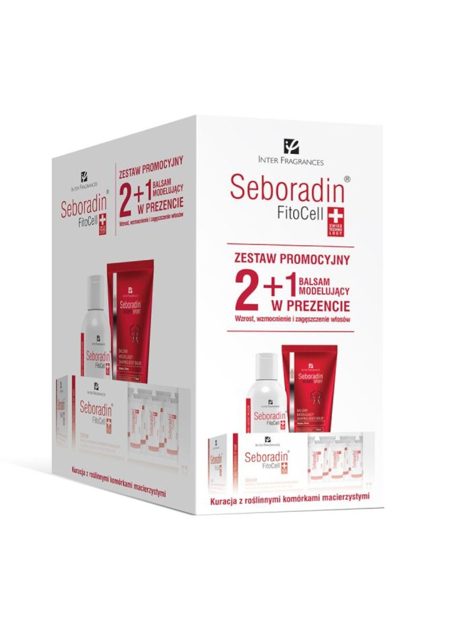 Seboradin FitoCell zestaw (serum+szampon+balsam w prezencie) 2+1