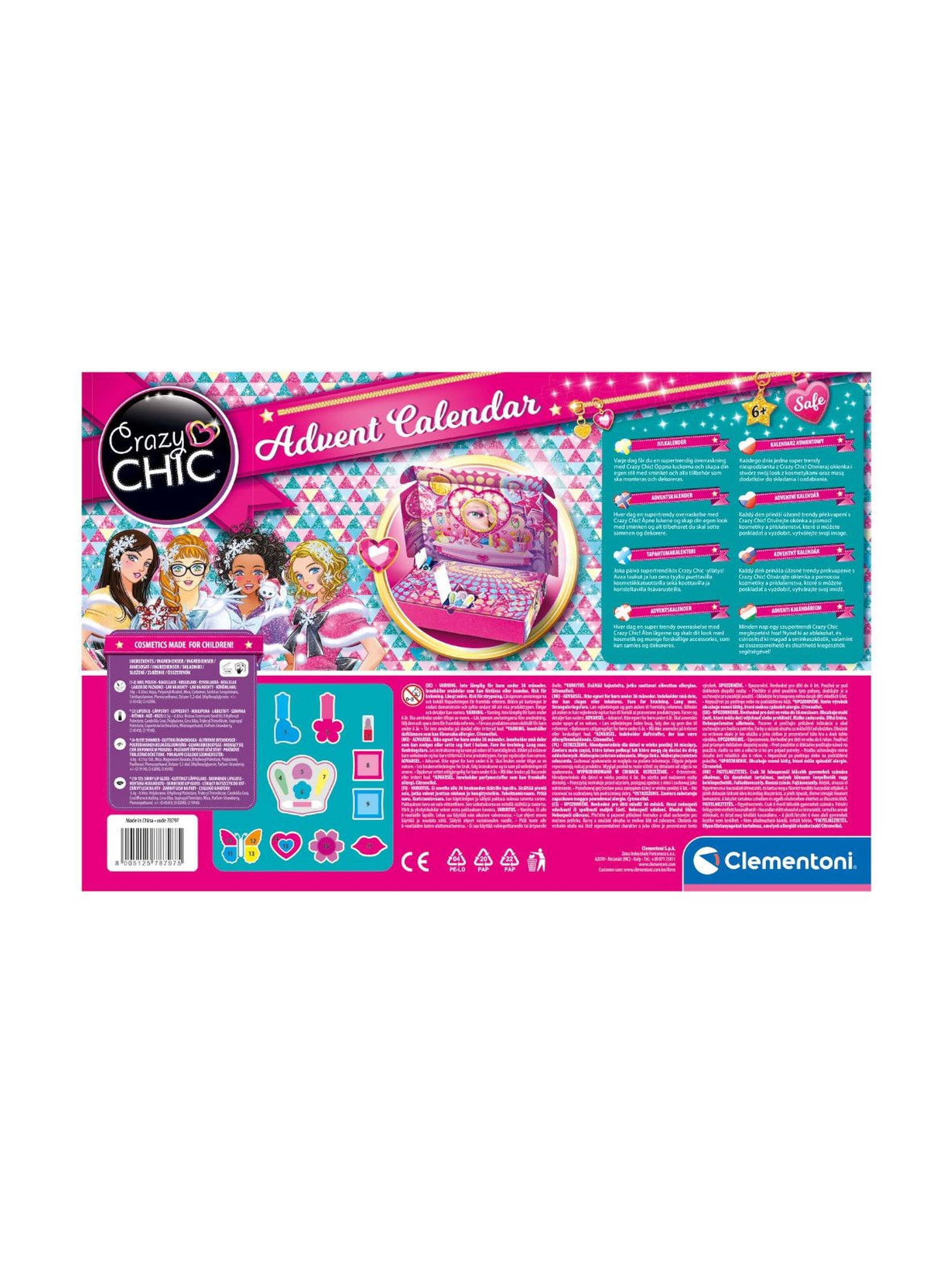 Crazy Chic - Kalendarz adwentowy dla dziewczynek - 6+