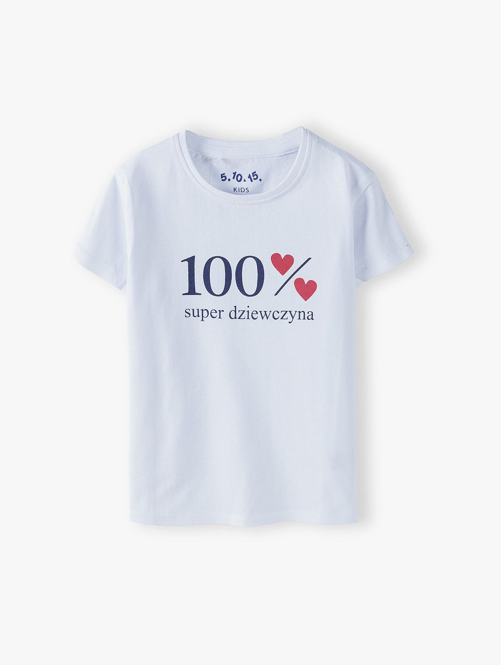 Bluzka dziewczęca 100% Super dziewczyna