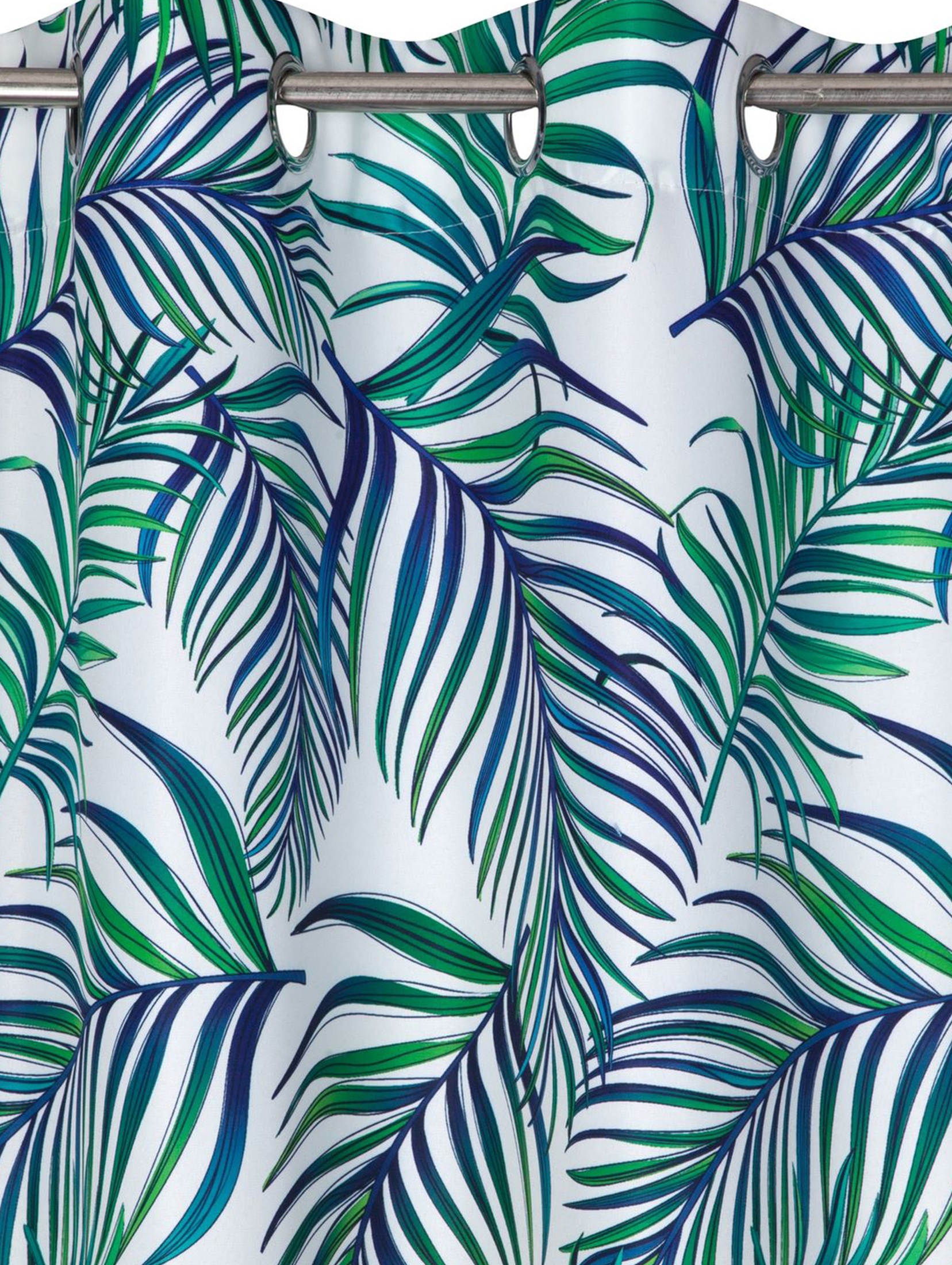 Zasłona gotowa Palms 140x250 cm - zielona