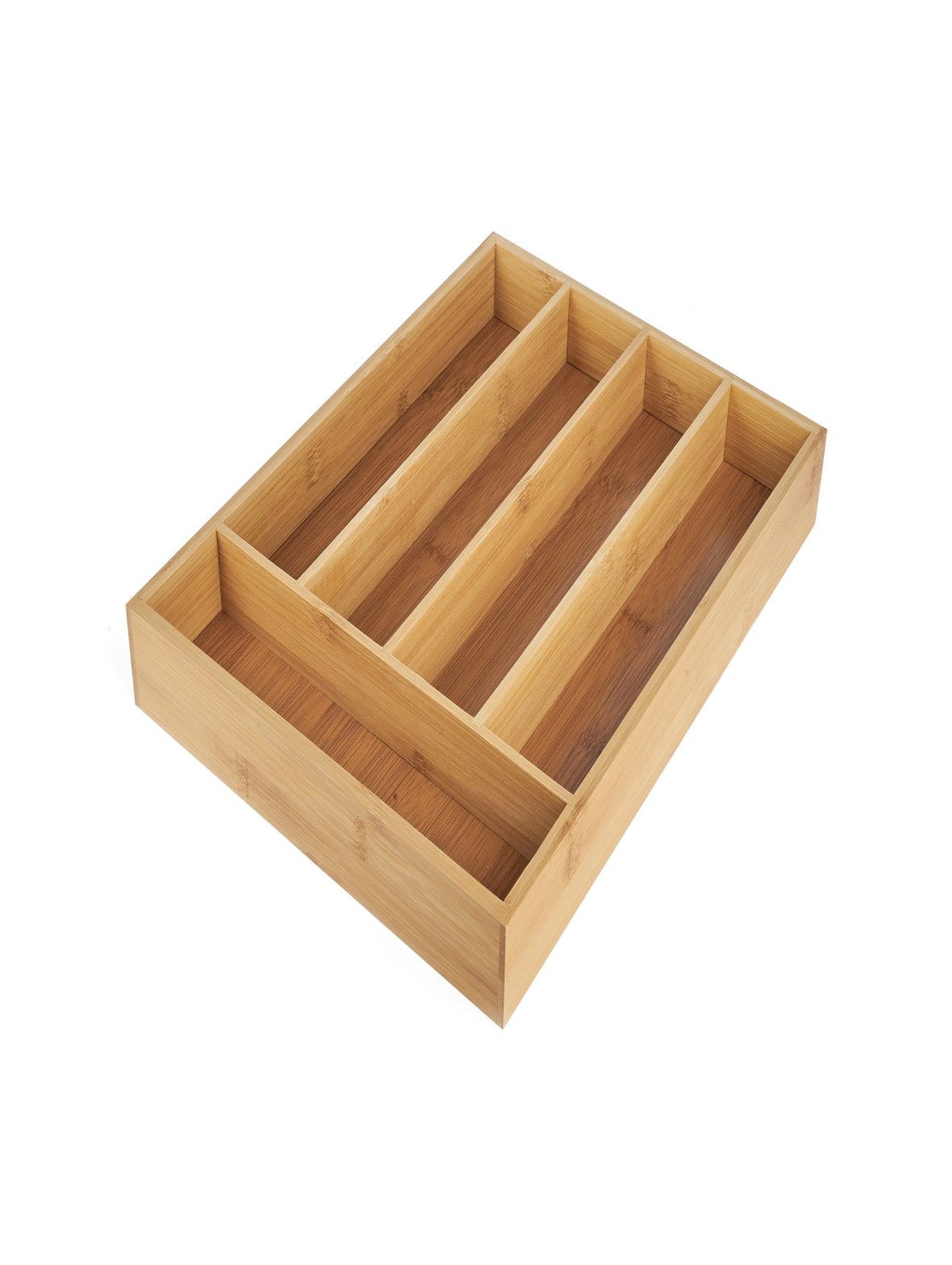 Wkład do szuflady na sztućce bambusowy Tadar 35,5 x 26,5 x 5 cm