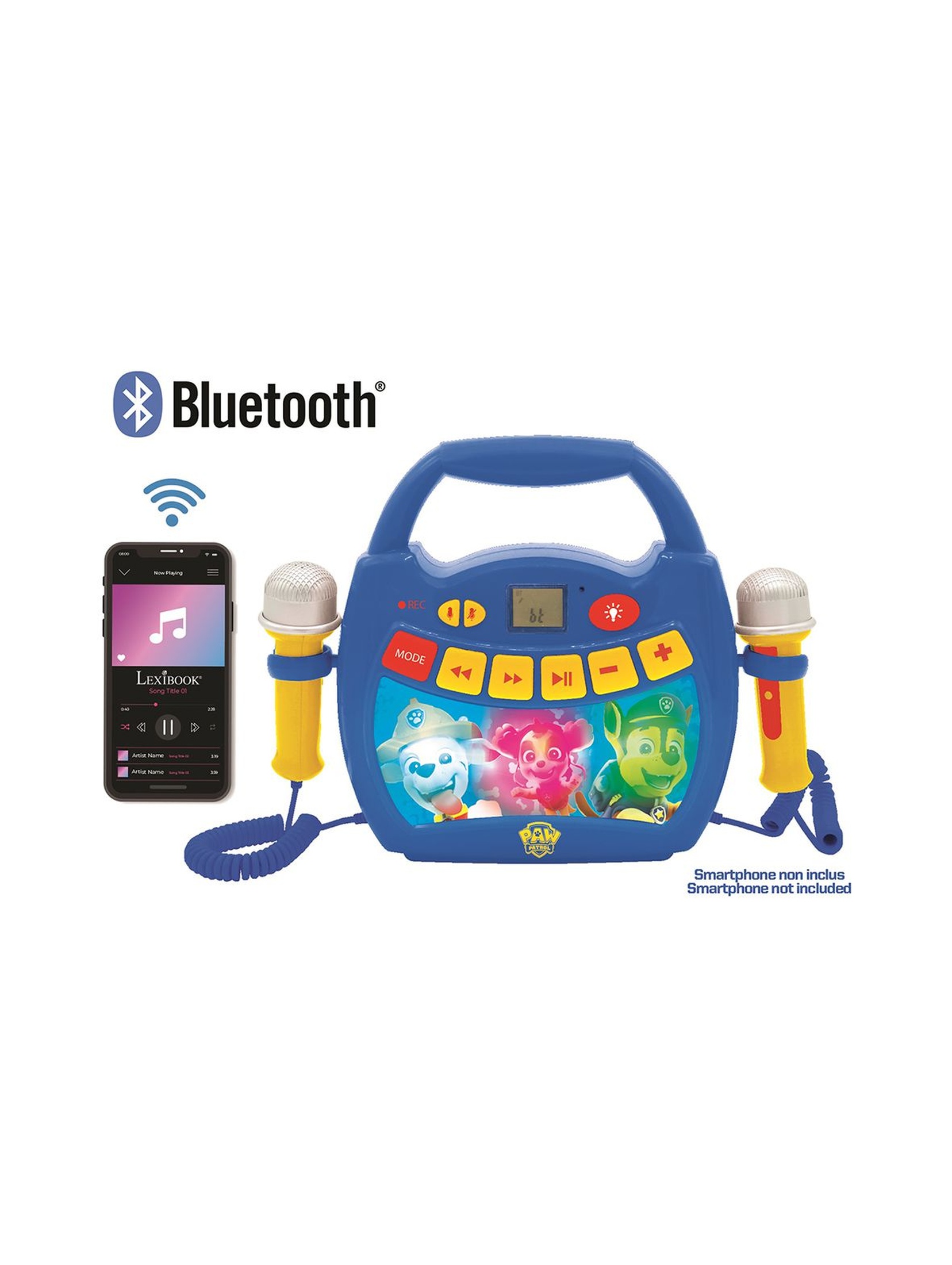 Głośnik Bluetooth Paw Patrol Light z mikrofonami wiek 3+