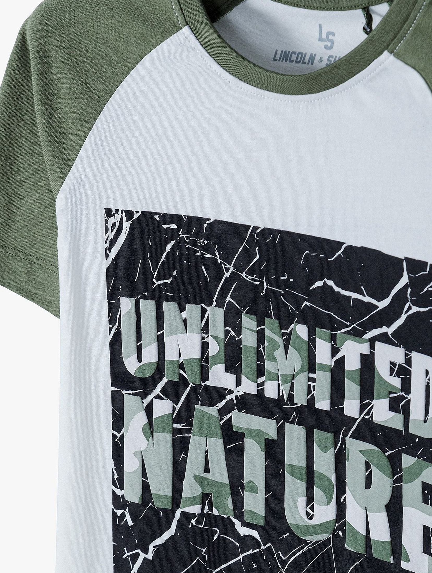 Bawełniany t-shirt chłopięcy - Unlimited Nature