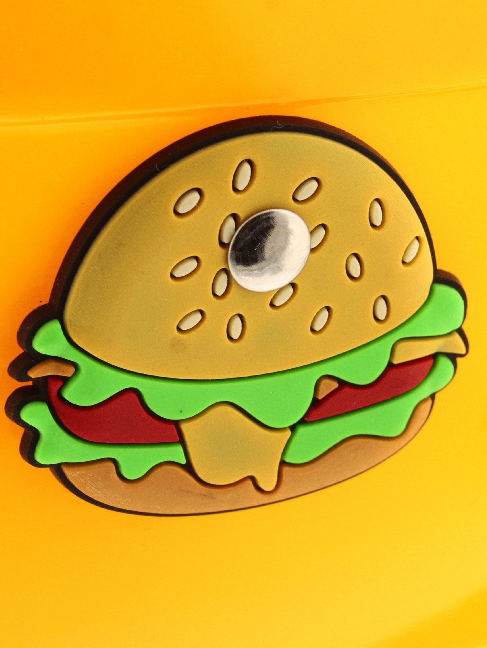 Kalosze żółte- hamburger