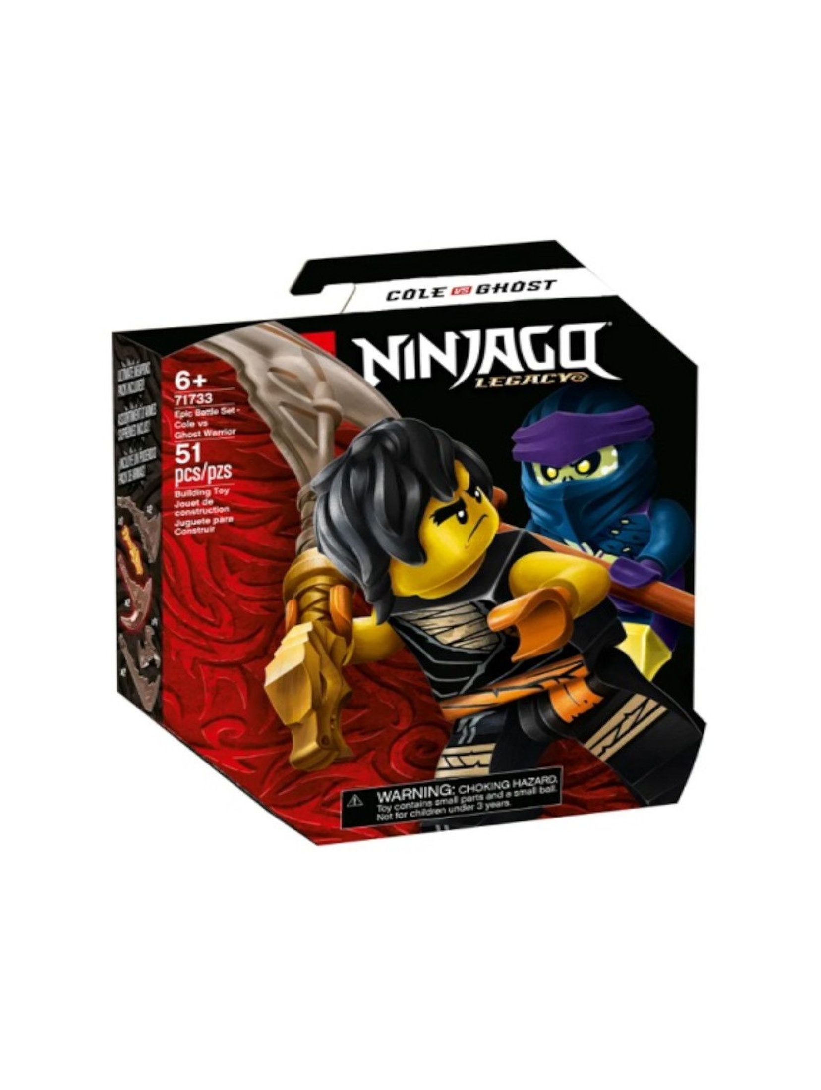 LEGO Ninjago - Epicki zestaw bojowy - Cole kontra Wojownik-Duch - 51 el