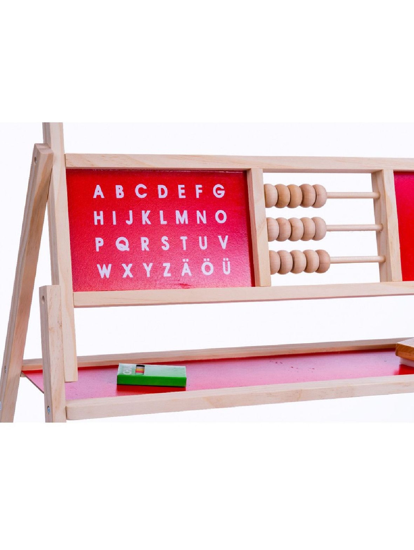 Drewniana tablica edukacyjna tradycyjna z liczydłem wiek 3+
