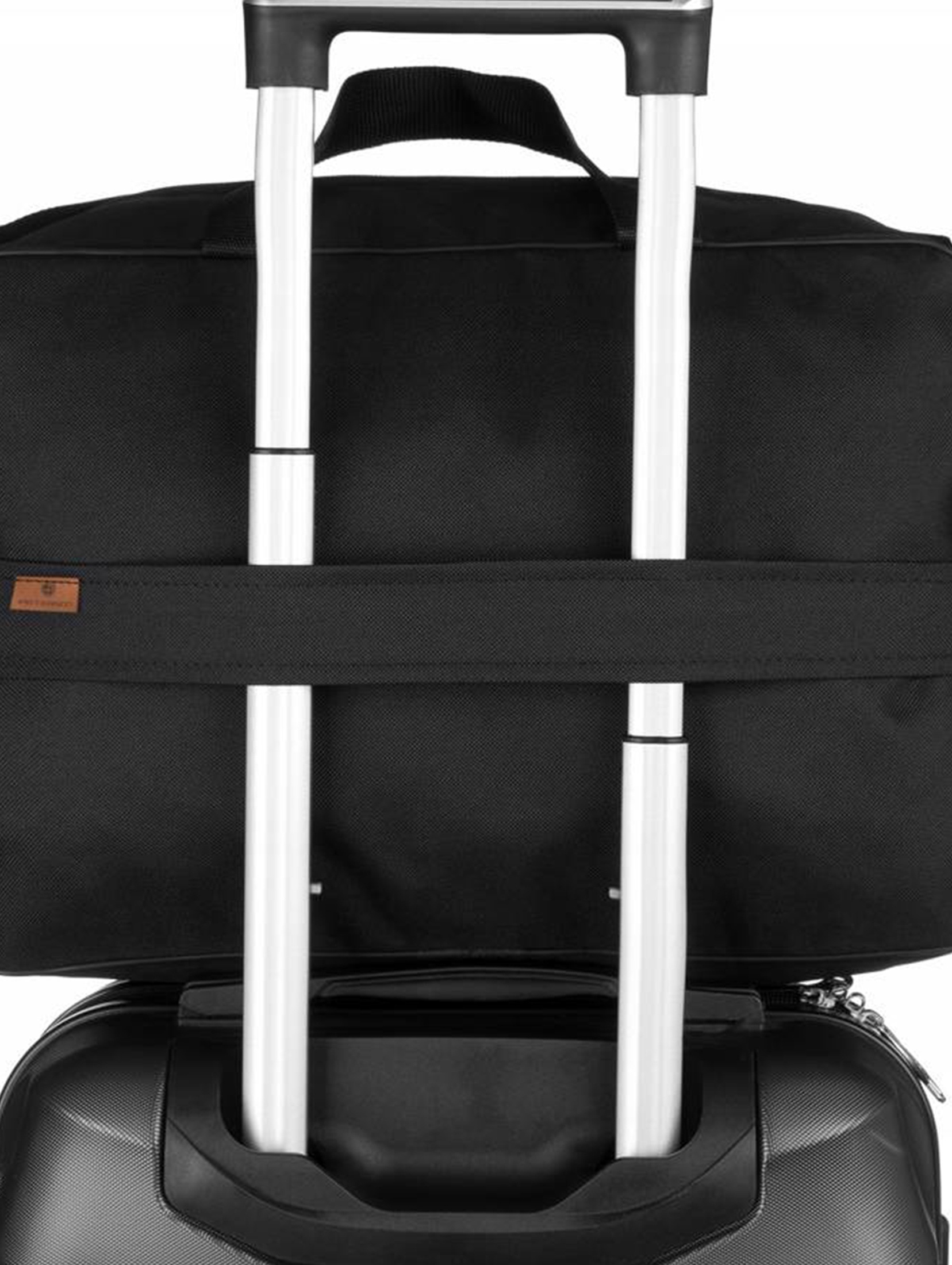 Mała torba podróżna na bagaż podręczny — Peterson BLACK-SILVER unisex