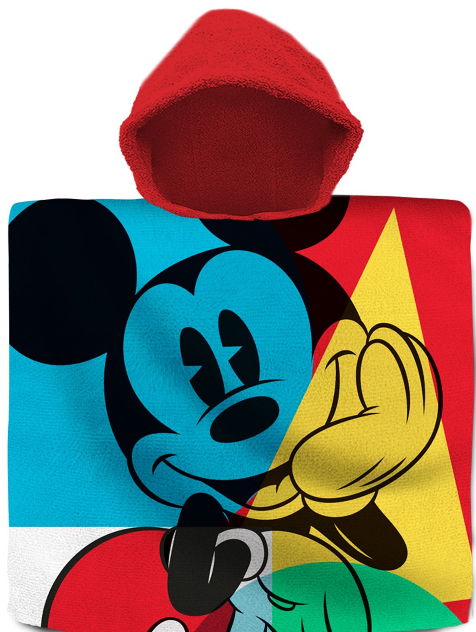 Myszka Mickey poncho kąpielowe z kapturem 120x60 cm