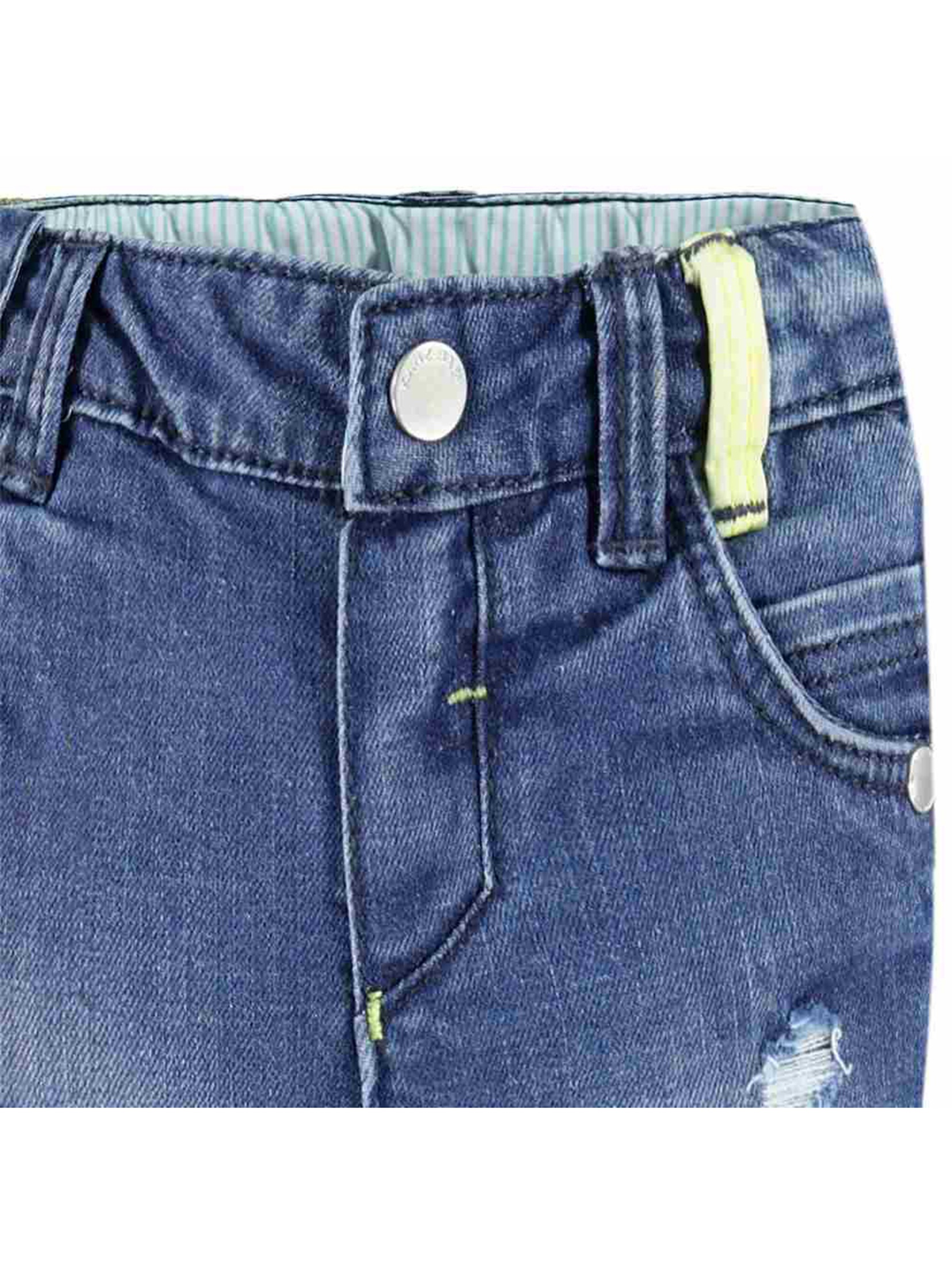 Chłopięce spodnie jeansowe niebieskie