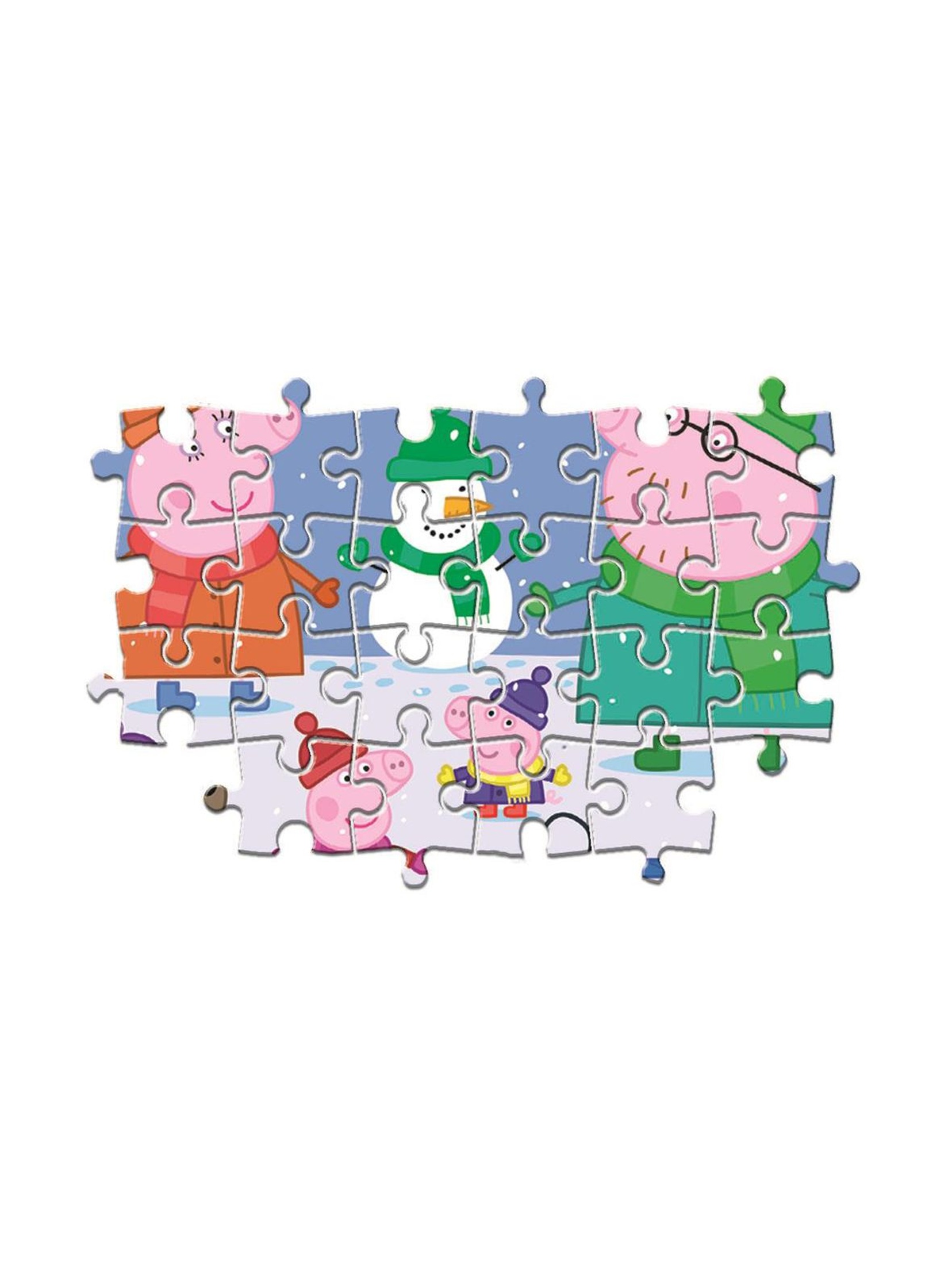 Puzzle Maxi Super Color Świnka Peppa - 104 elementy - wiek 4+