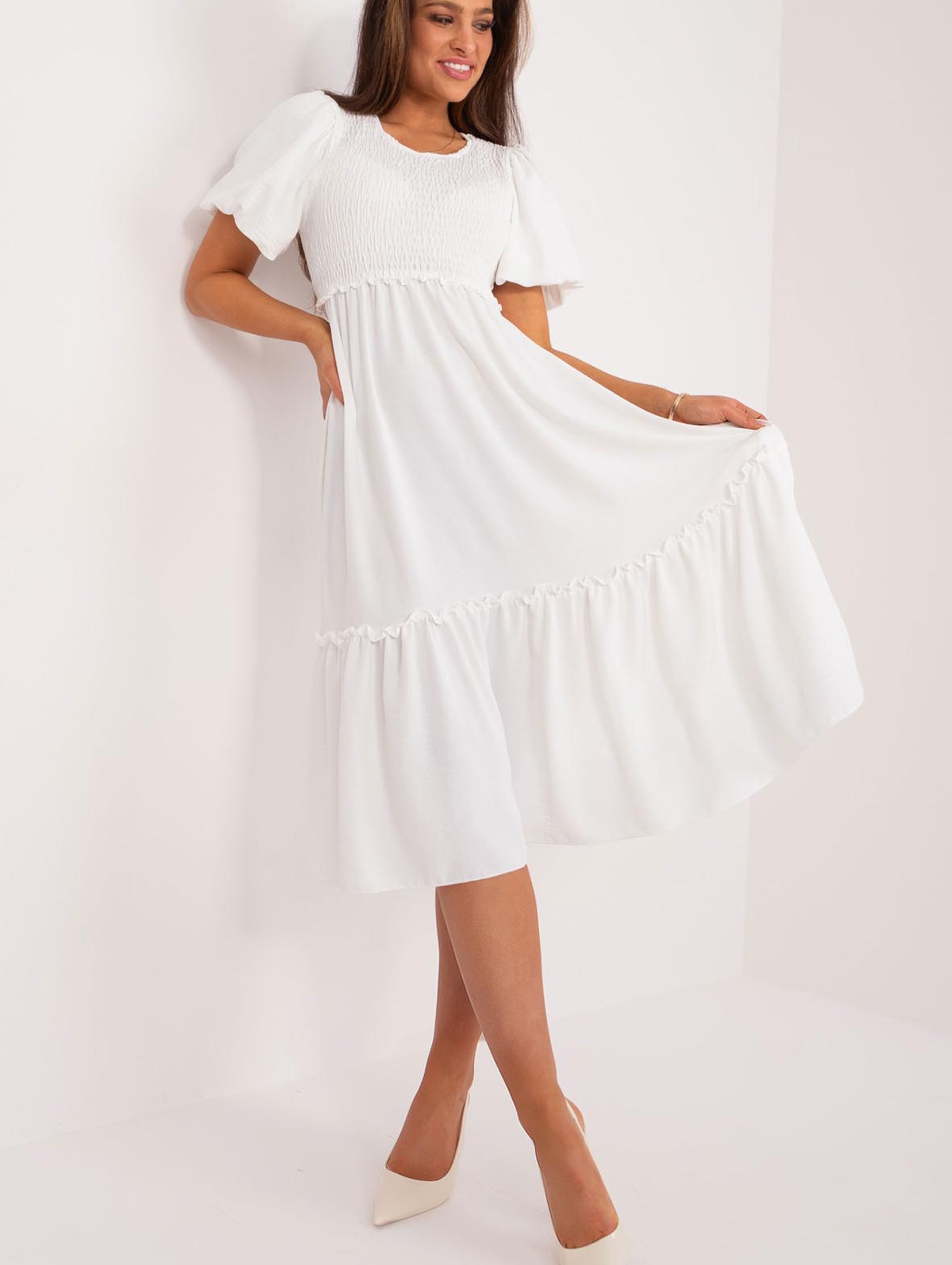 Sukienka krótka biała