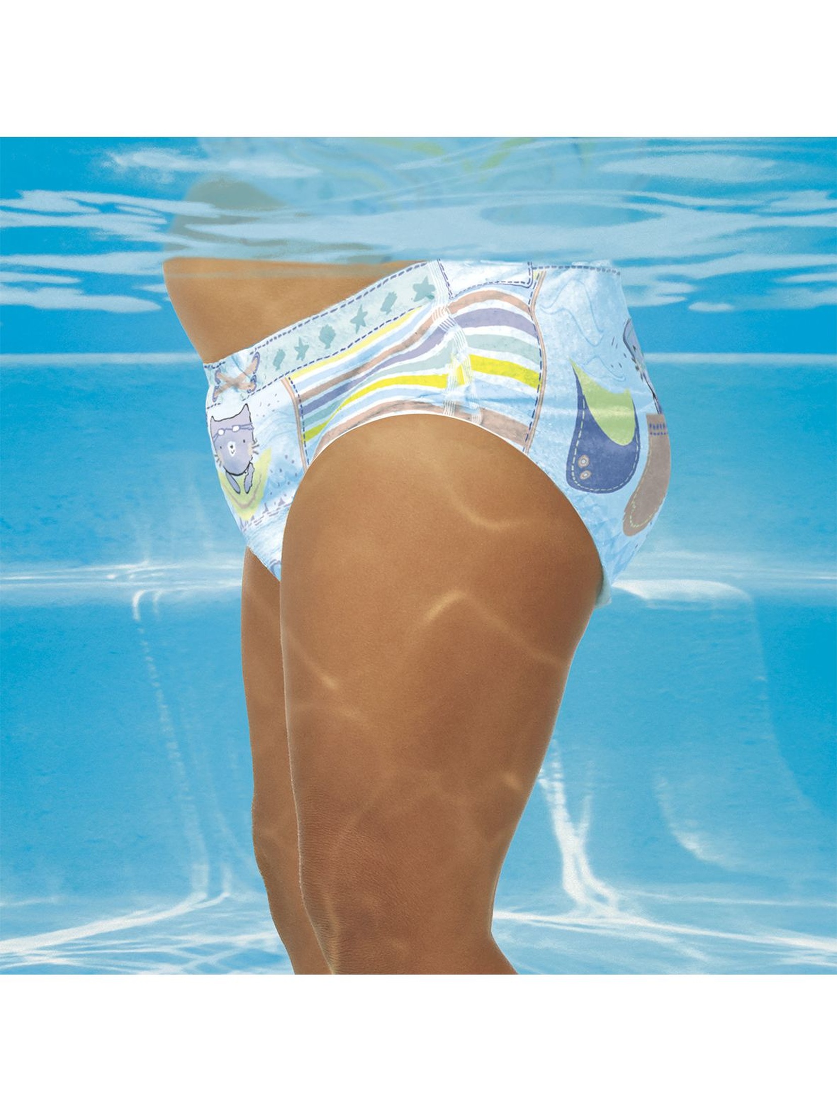 Pampers Splashers, Rozmiar 5-6, 10 Jednorazowych pieluch do pływania