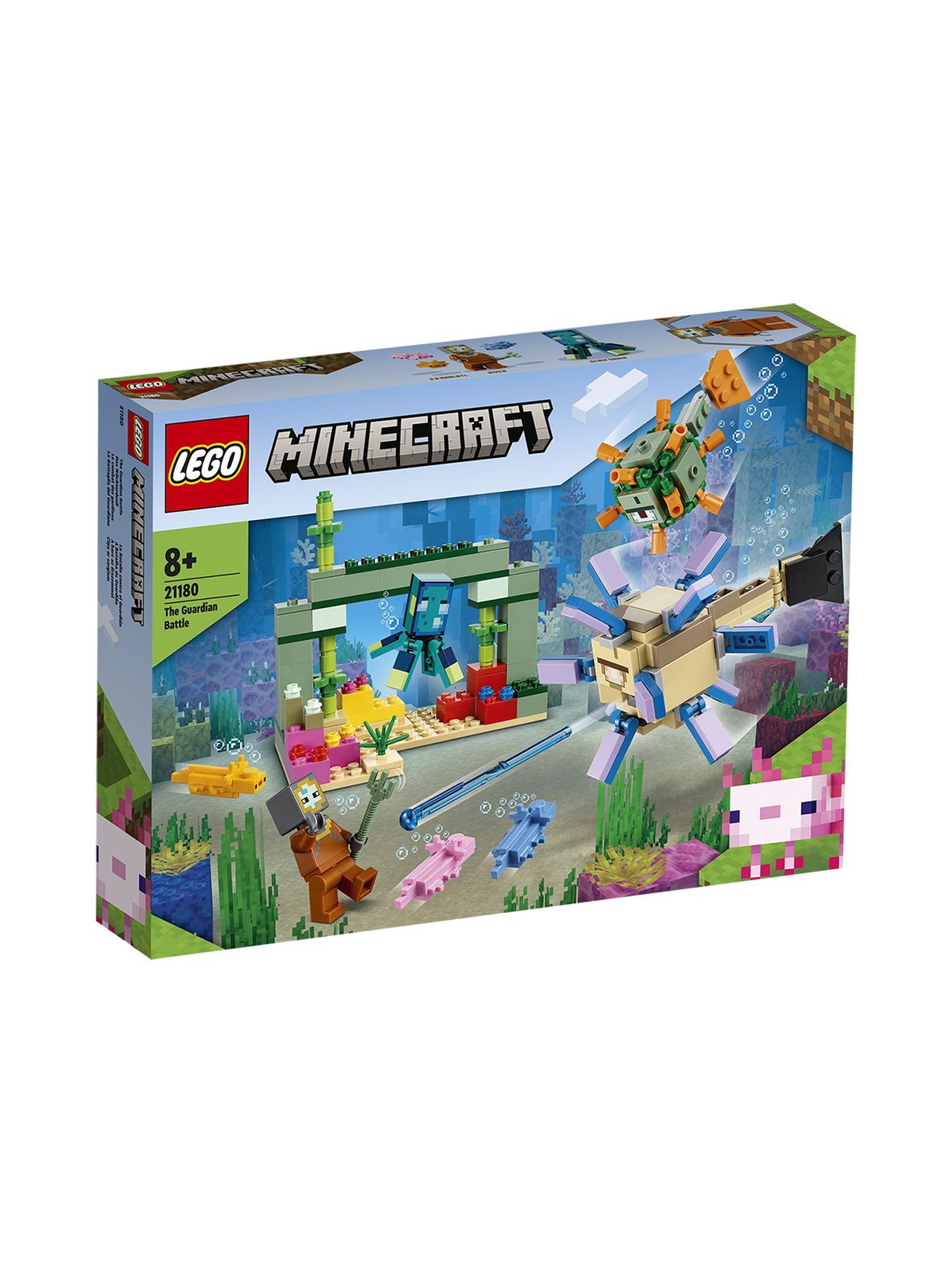 LEGO® Minecraft (21180) Walka ze strażnikami