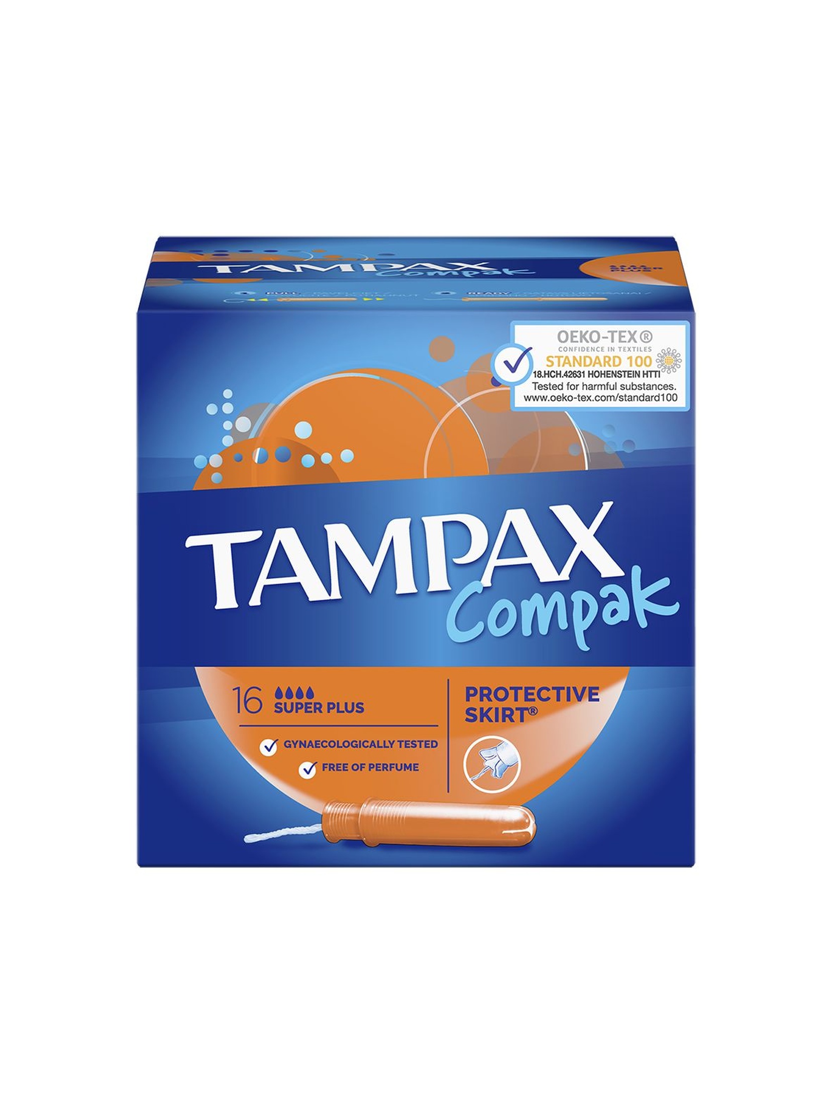 Tampax Compak Super Plus Tampony z aplikatorem 16szt