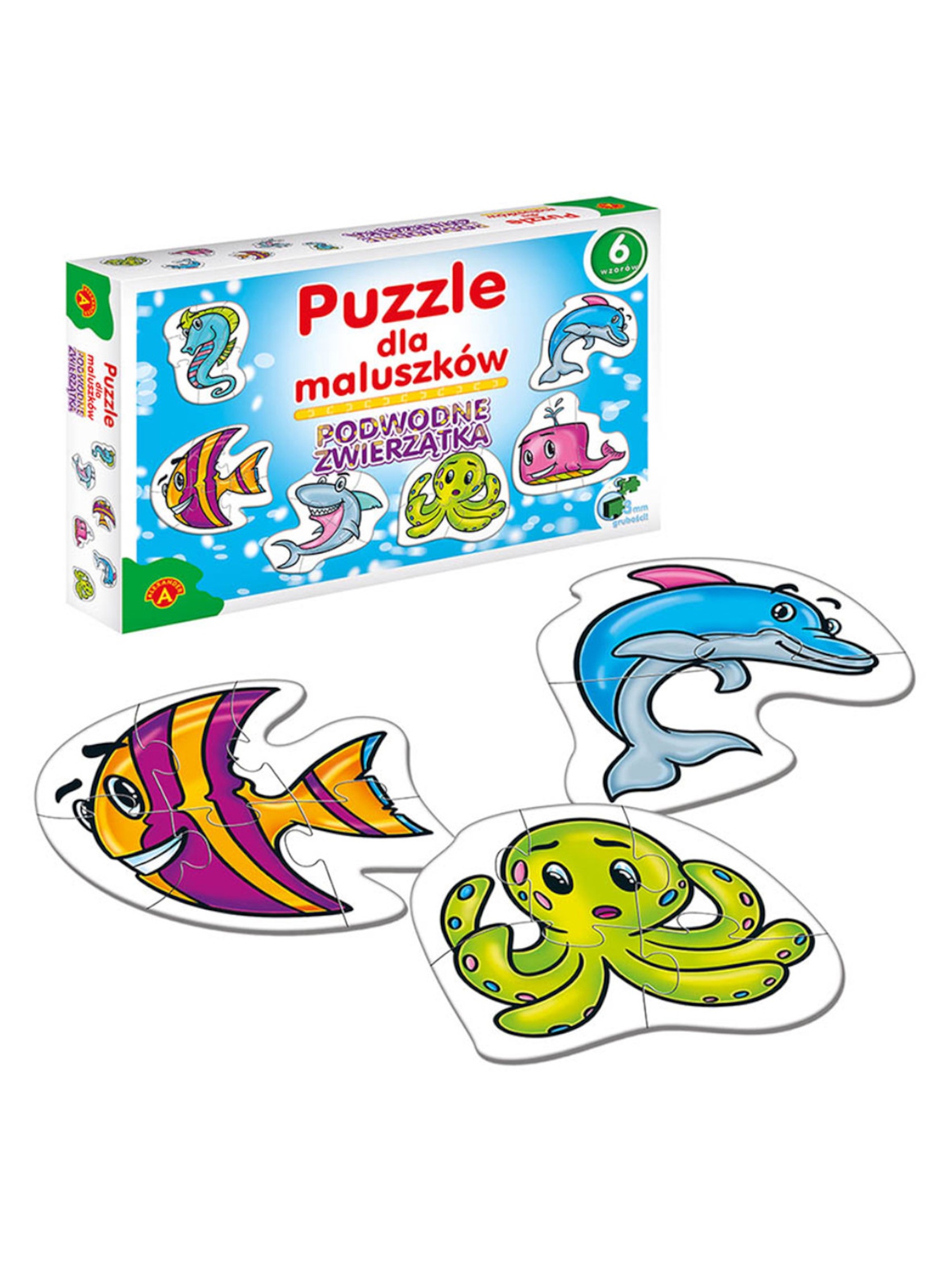 Puzzle dla Maluszków - Podwodne Zwierzęta