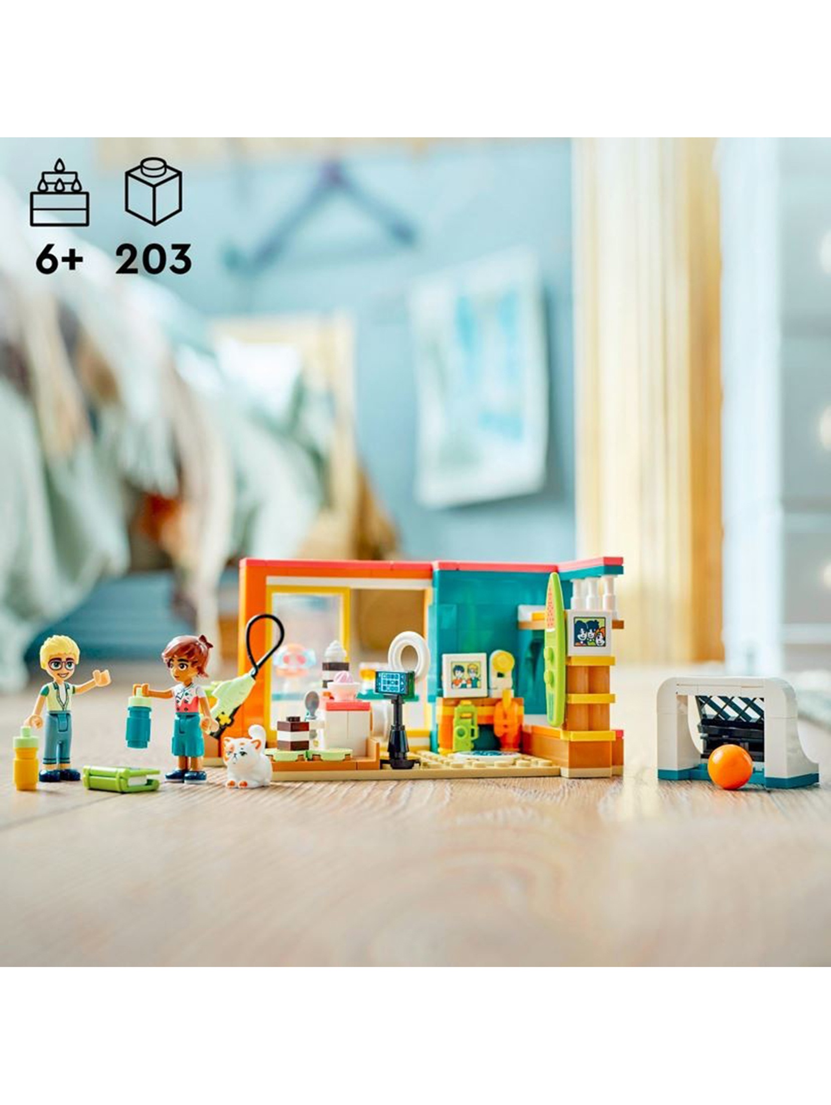 Klocki LEGO Friends 41754 Pokój Leo - 203 elementy, wiek 6 +