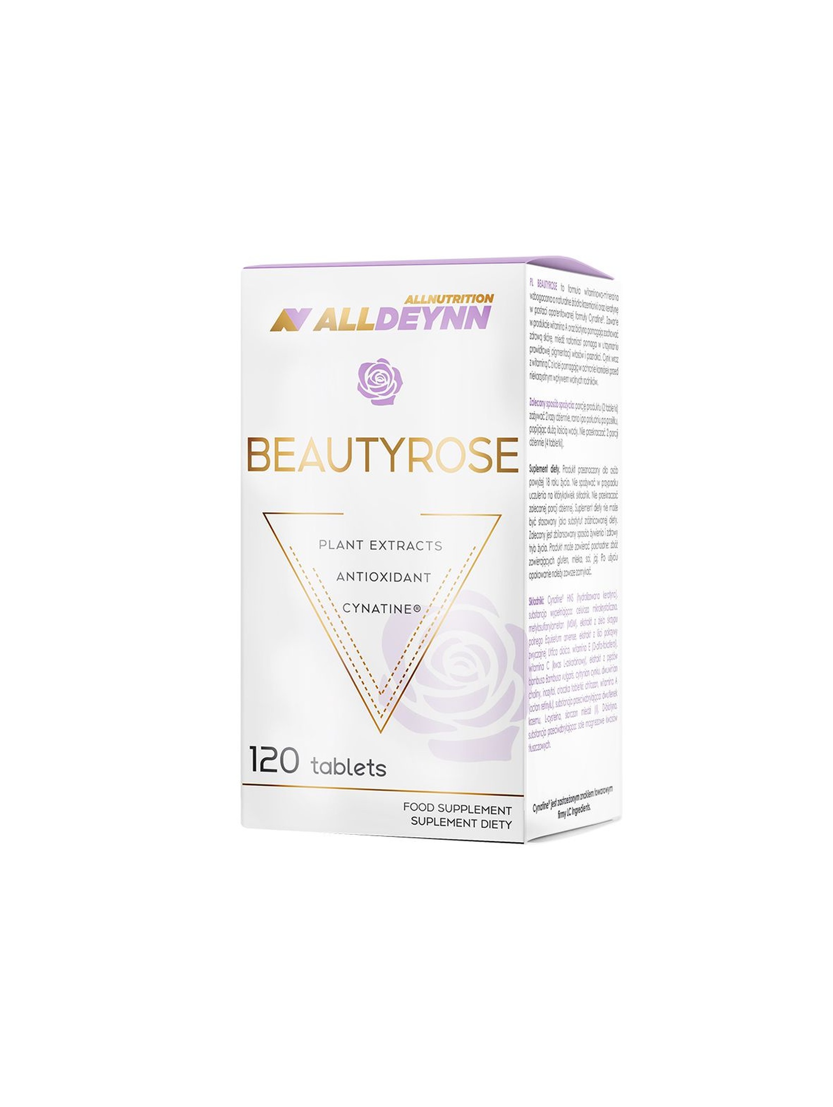 Suplementy diety - Allnutrition ALLDEYNN Beautyrose - 120 kapsułek