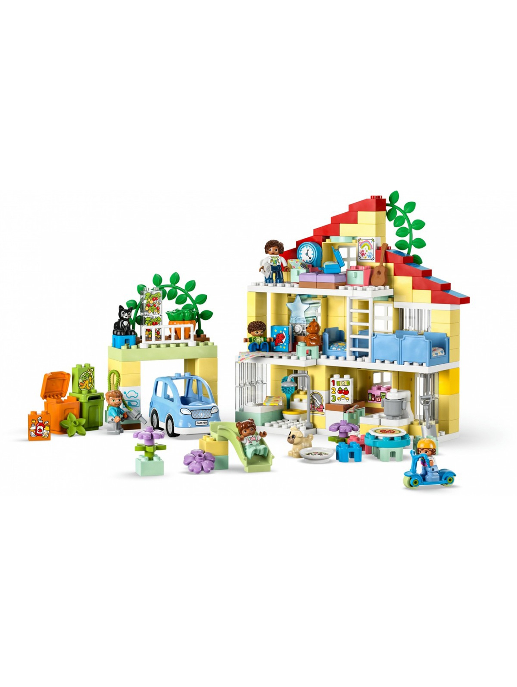 Klocki LEGO DUPLO 10994 Dom rodzinny 3w1 - 218 elementów, wiek 3 +