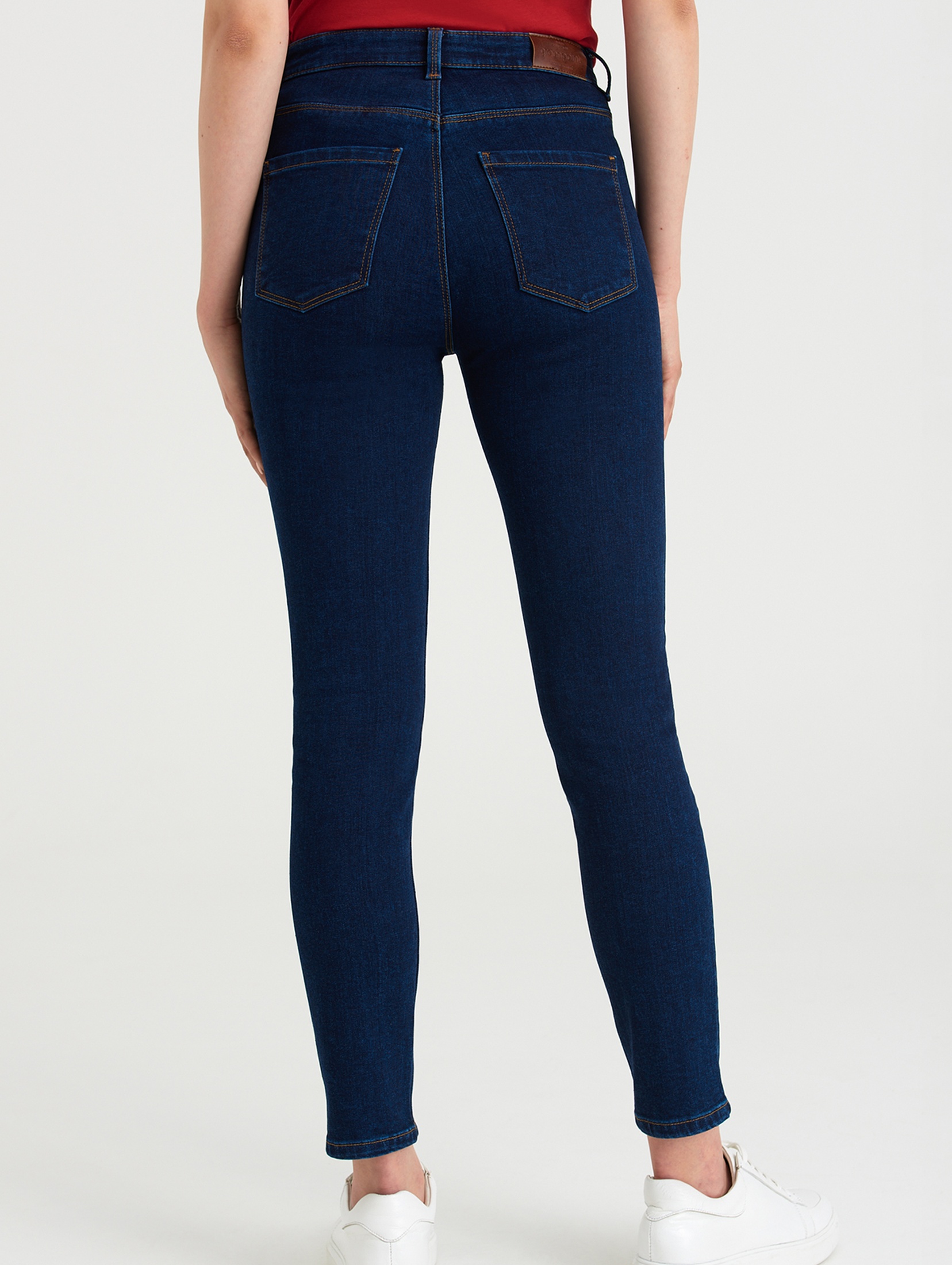 Spodnie jeansowe damskie niebieskie