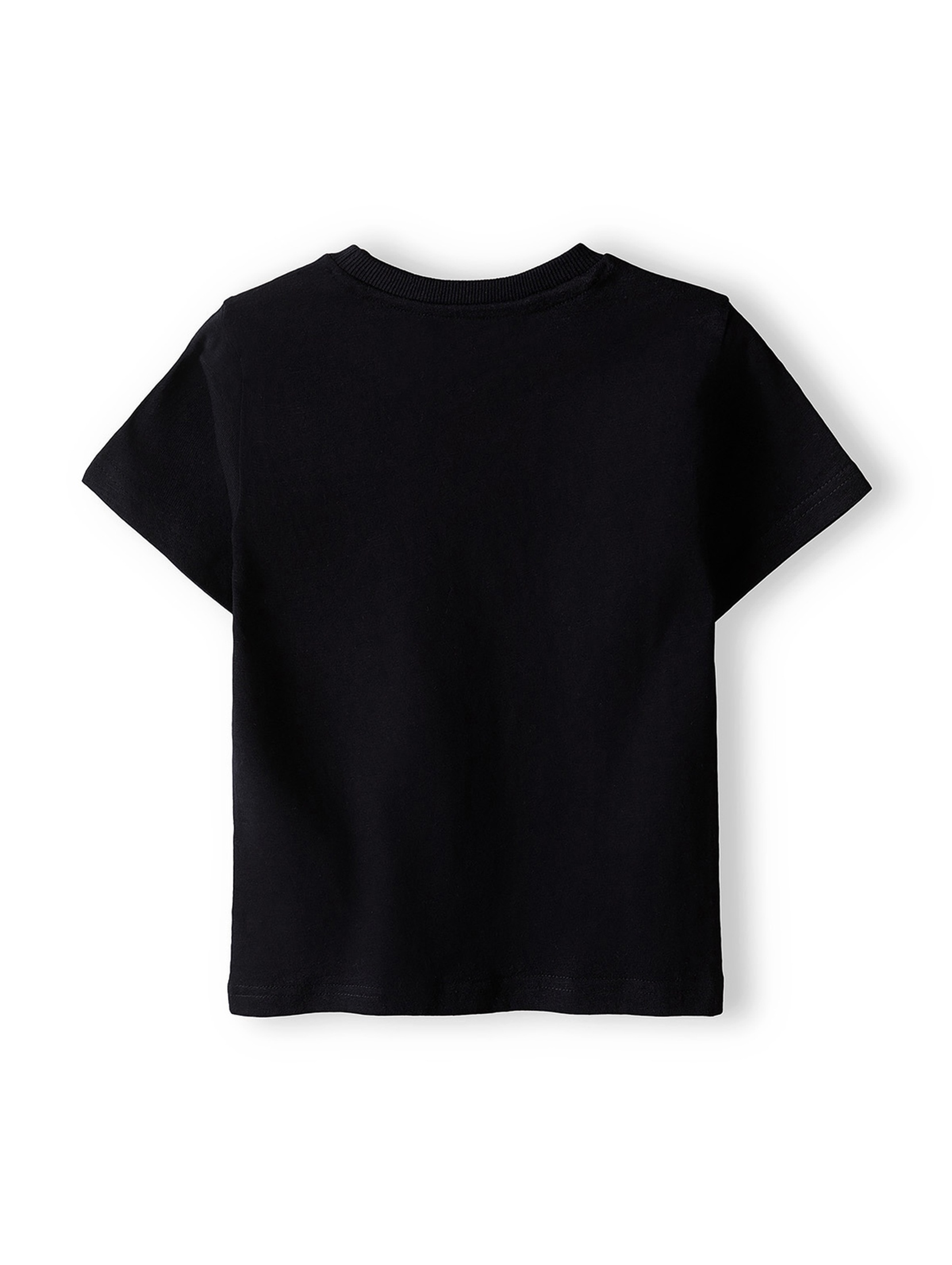 Czarna koszulka bawełniana dla niemowlaka