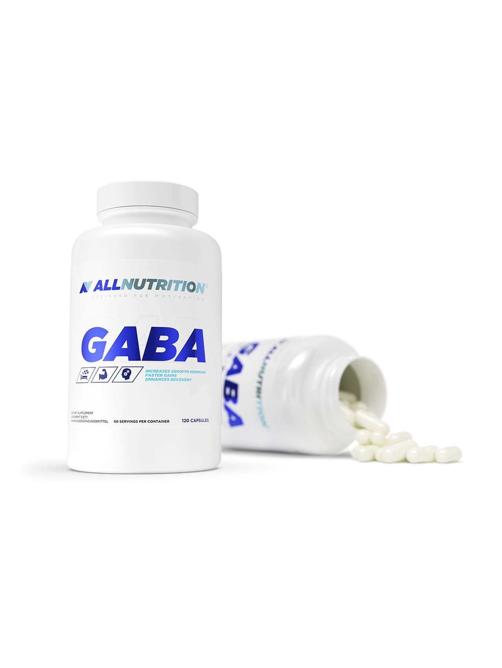 Suplementy diety -  Allnutrition GABA - 120 kapsułek
