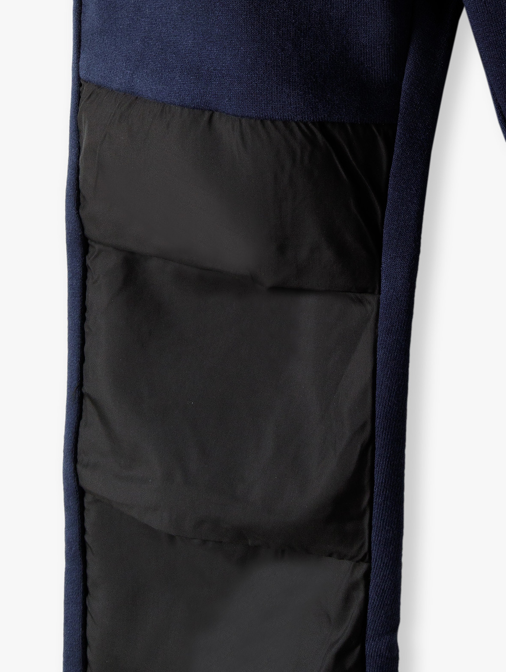 Granatowe spodnie dresowe slim ze wzmacnianymi kolanami - 5.10.15.