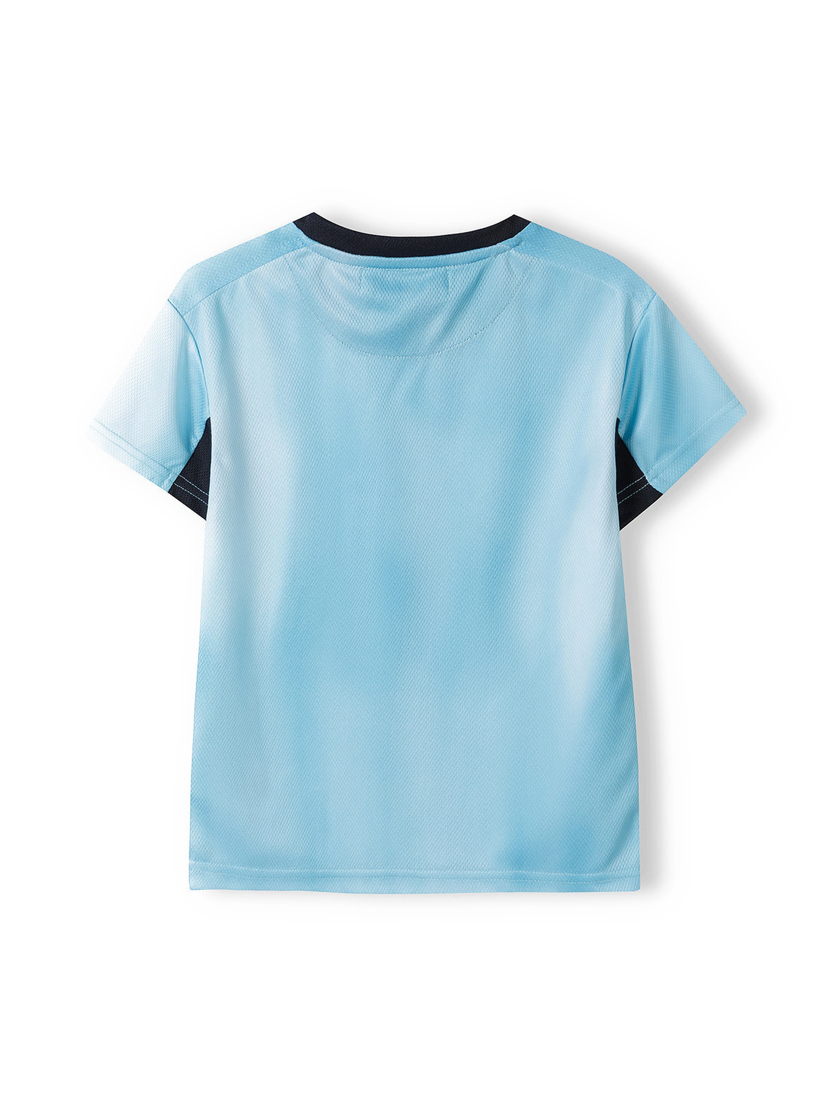 Błękitna koszulka siateczkowa dla chłopca