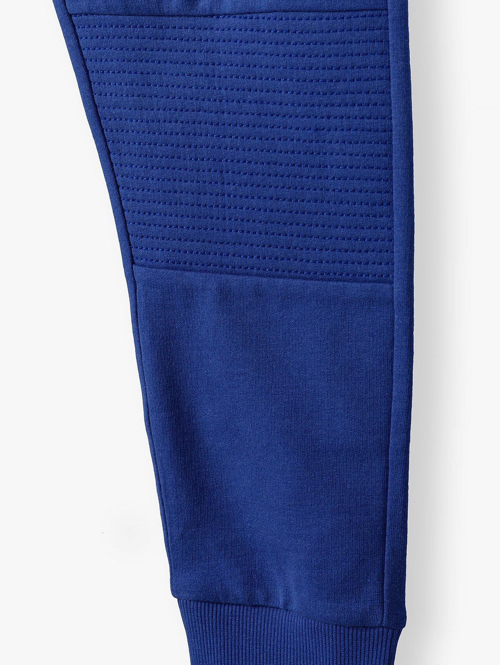 Spodnie dresowe wzmocnione na kolanach - niebieskie