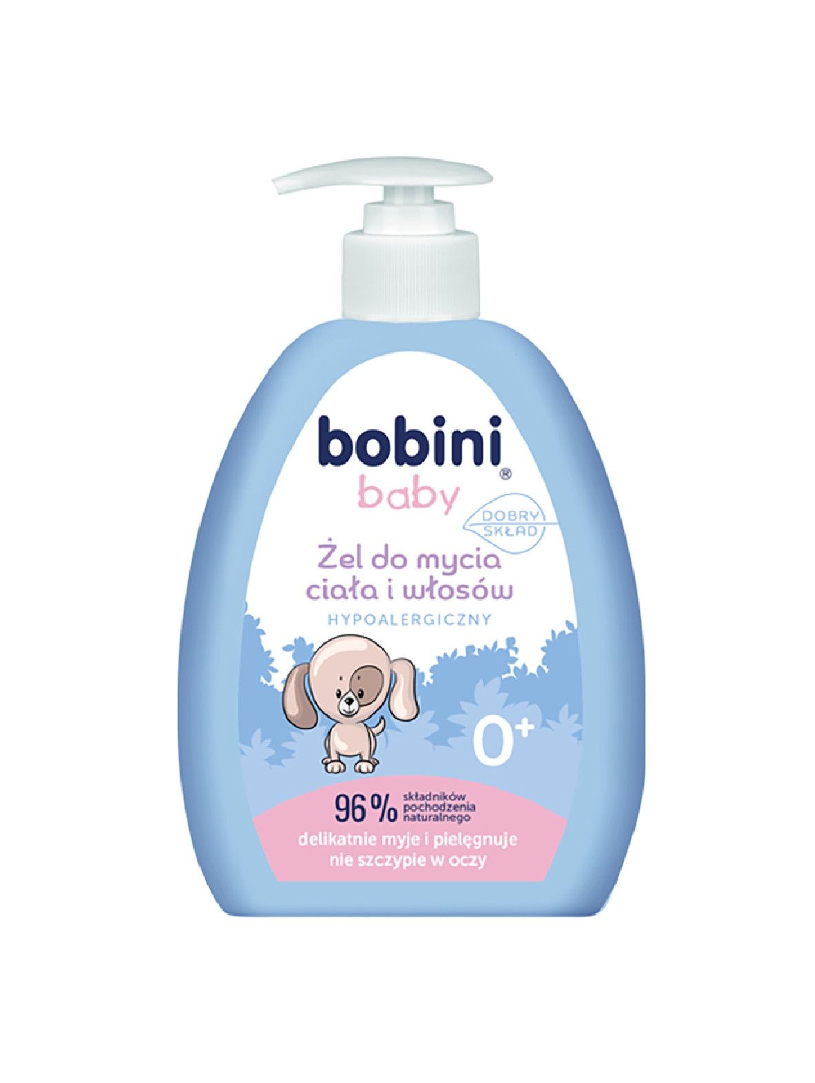 BOBINI Baby Żel hypoalergiczny do mycia ciała i włosów 300ml