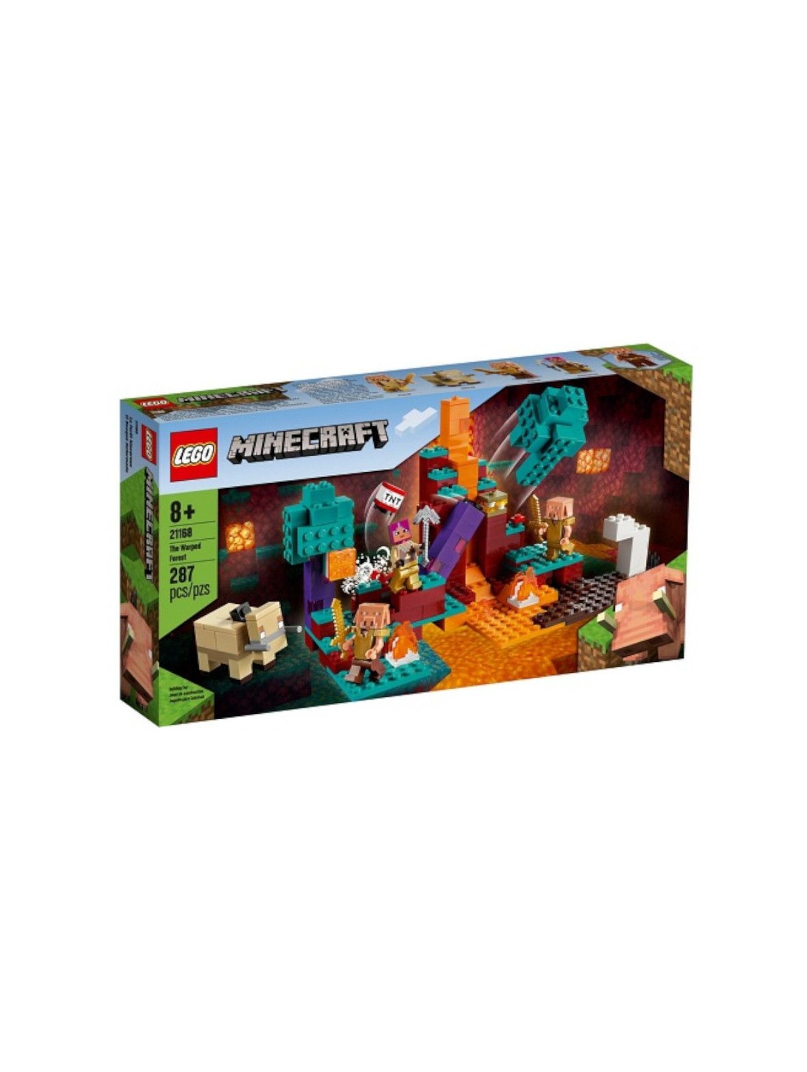 Klocki LEGO Minecraf - Spaczony las - 287 elementów wiek 7+