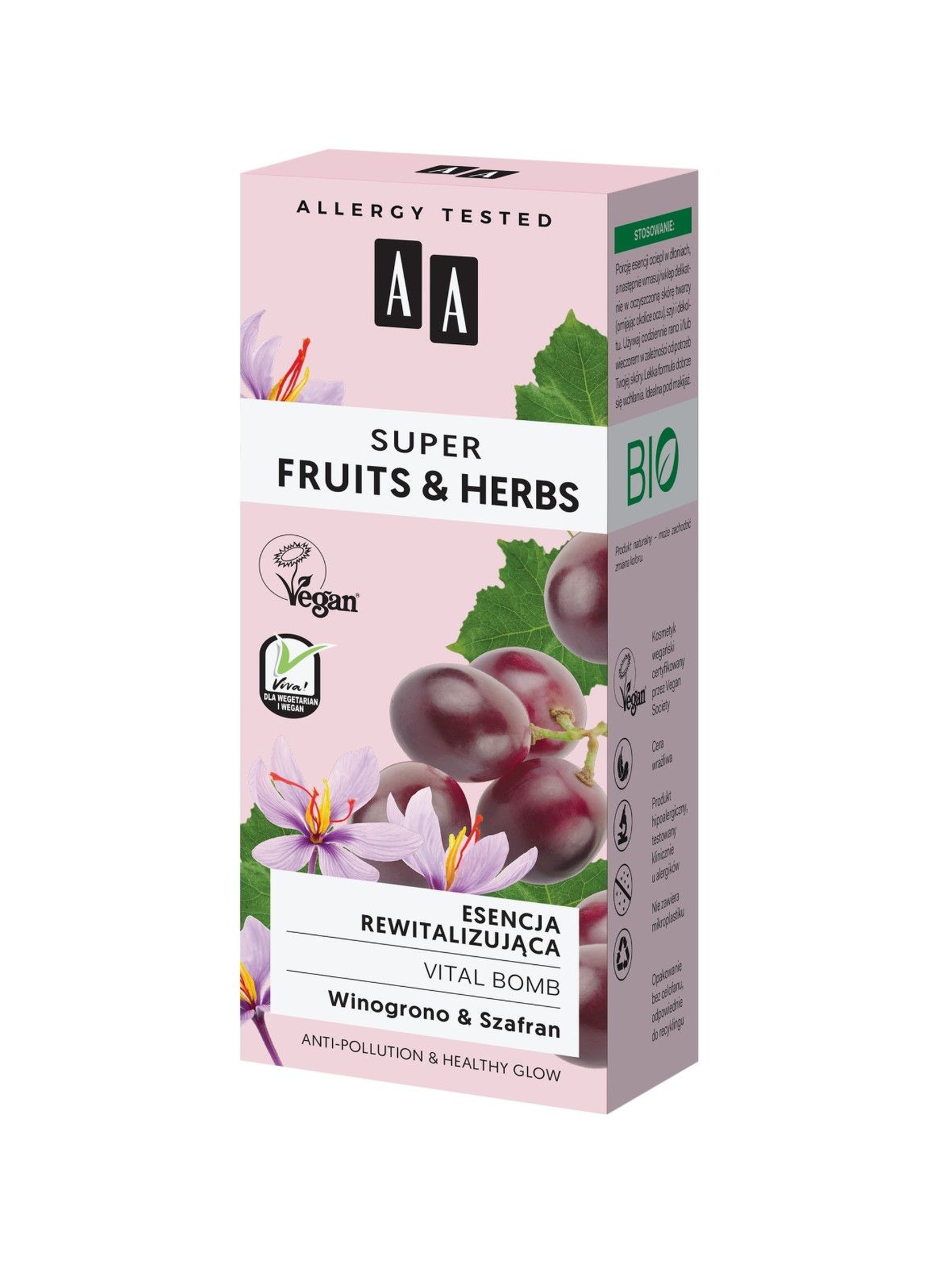 AA Super Fruits&Herbs esencja rewitalizująca vital bomb 30 ml