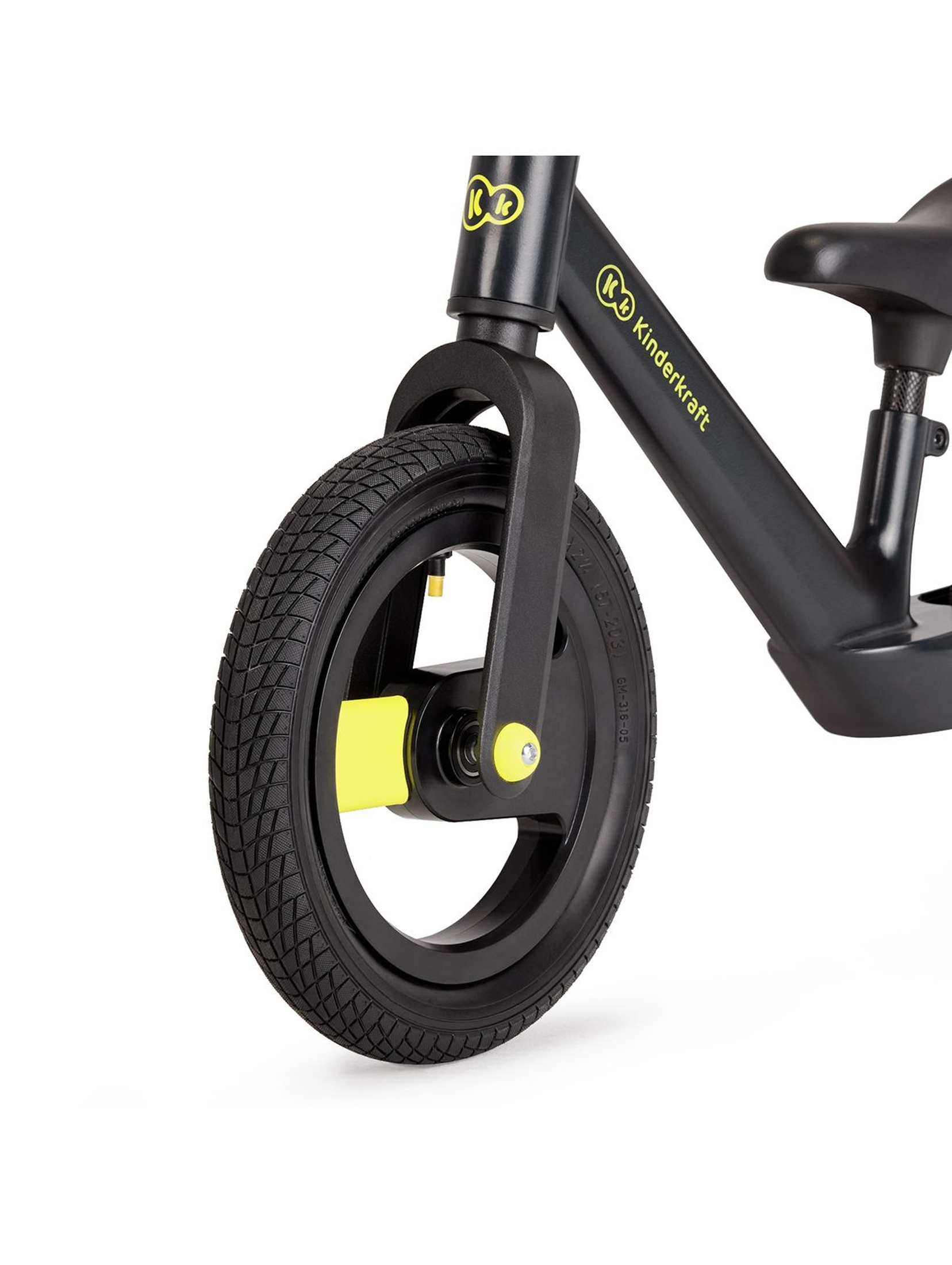 Kinderkraft rowerek biegowy Goswift - czarny wiek 3+