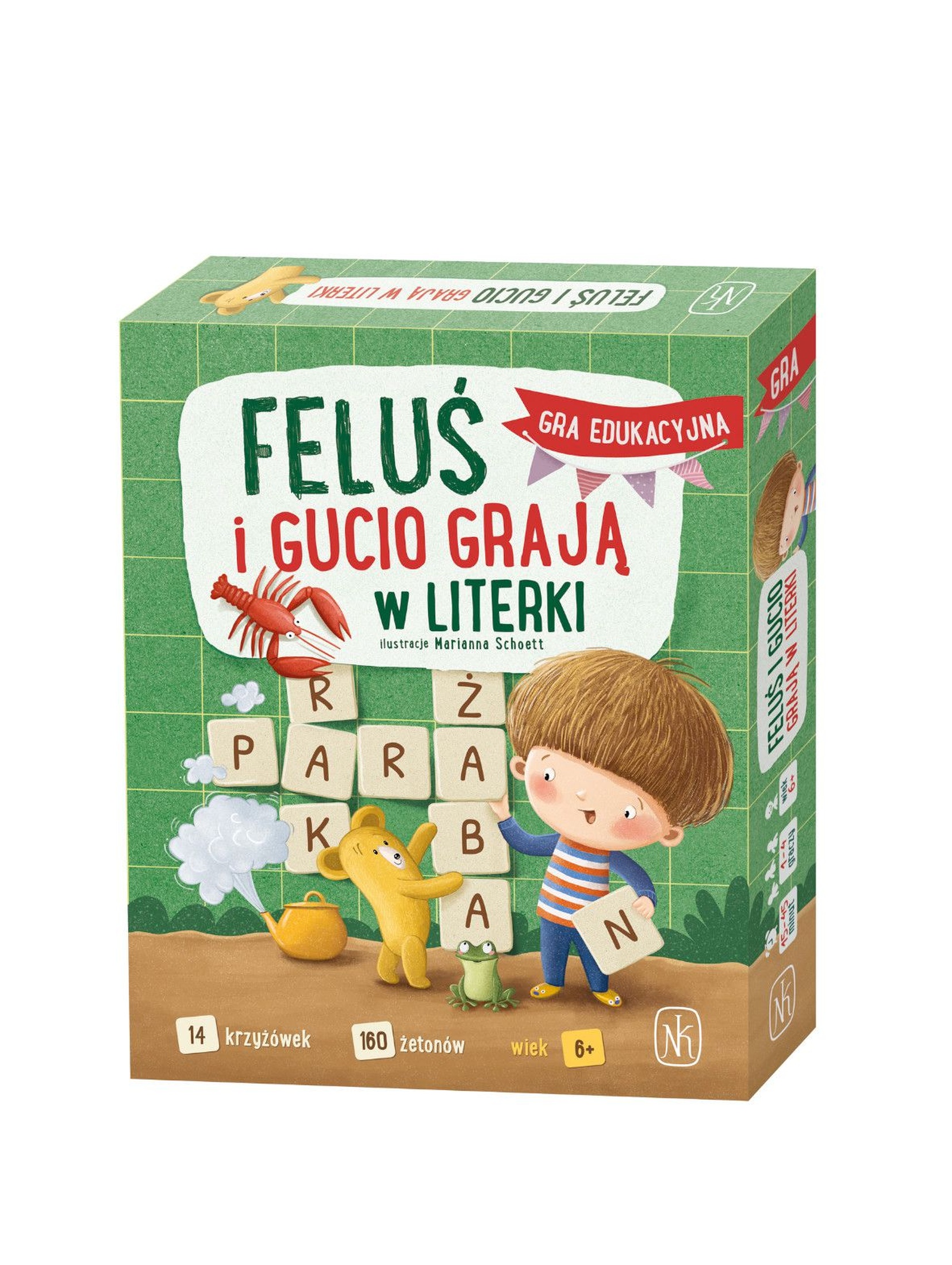Feluś i Gucio grają w literki wiek 6+