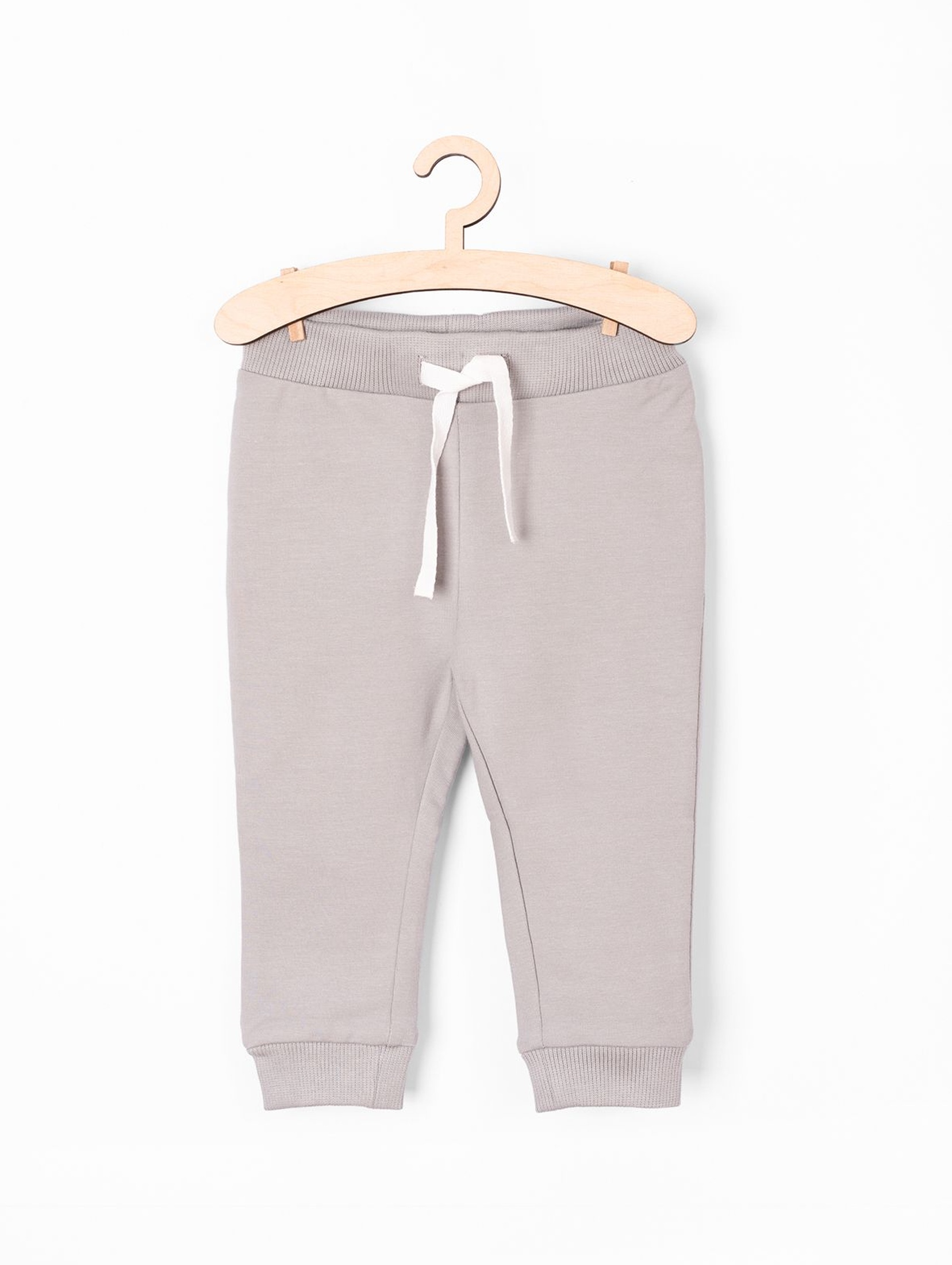 Szare spodnie dresowe dla niemowlaka - Organic Cotton