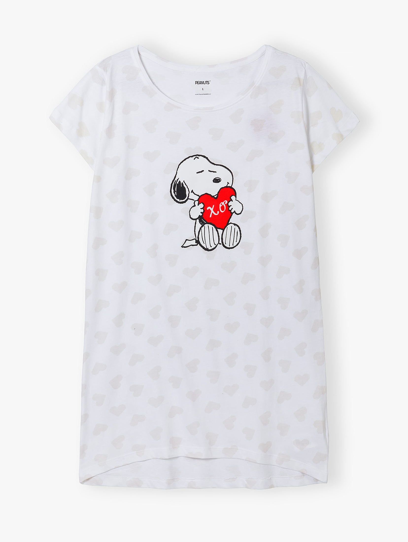 Bawełniana koszula nocna damska Snoopy