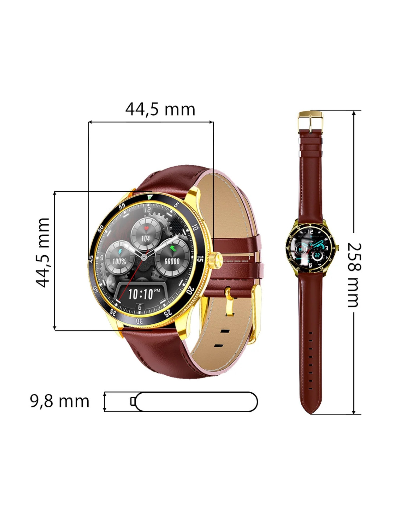 Smartwatch Manta SWT06BP z pomiarem saturacji i ciśnienia krwi