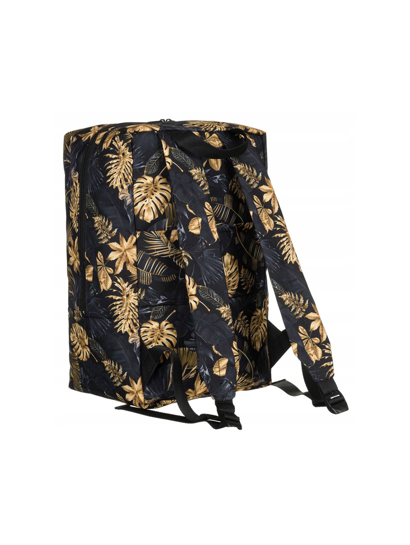 Plecak-torba podróżna z uchwytem na walizkę — Peterson czarno żółty