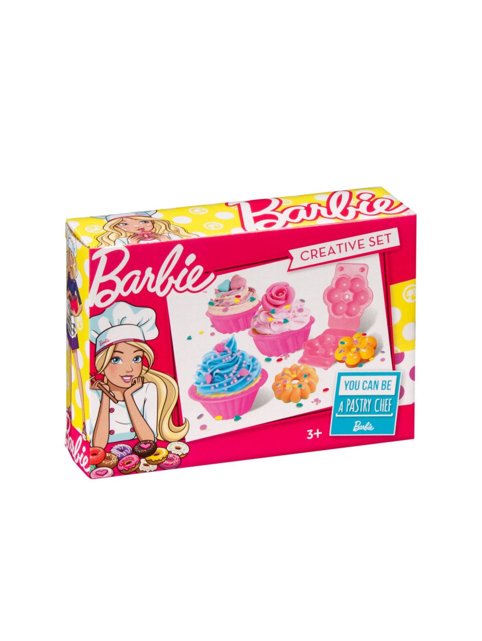 Barbie masa plastyczna- babeczki