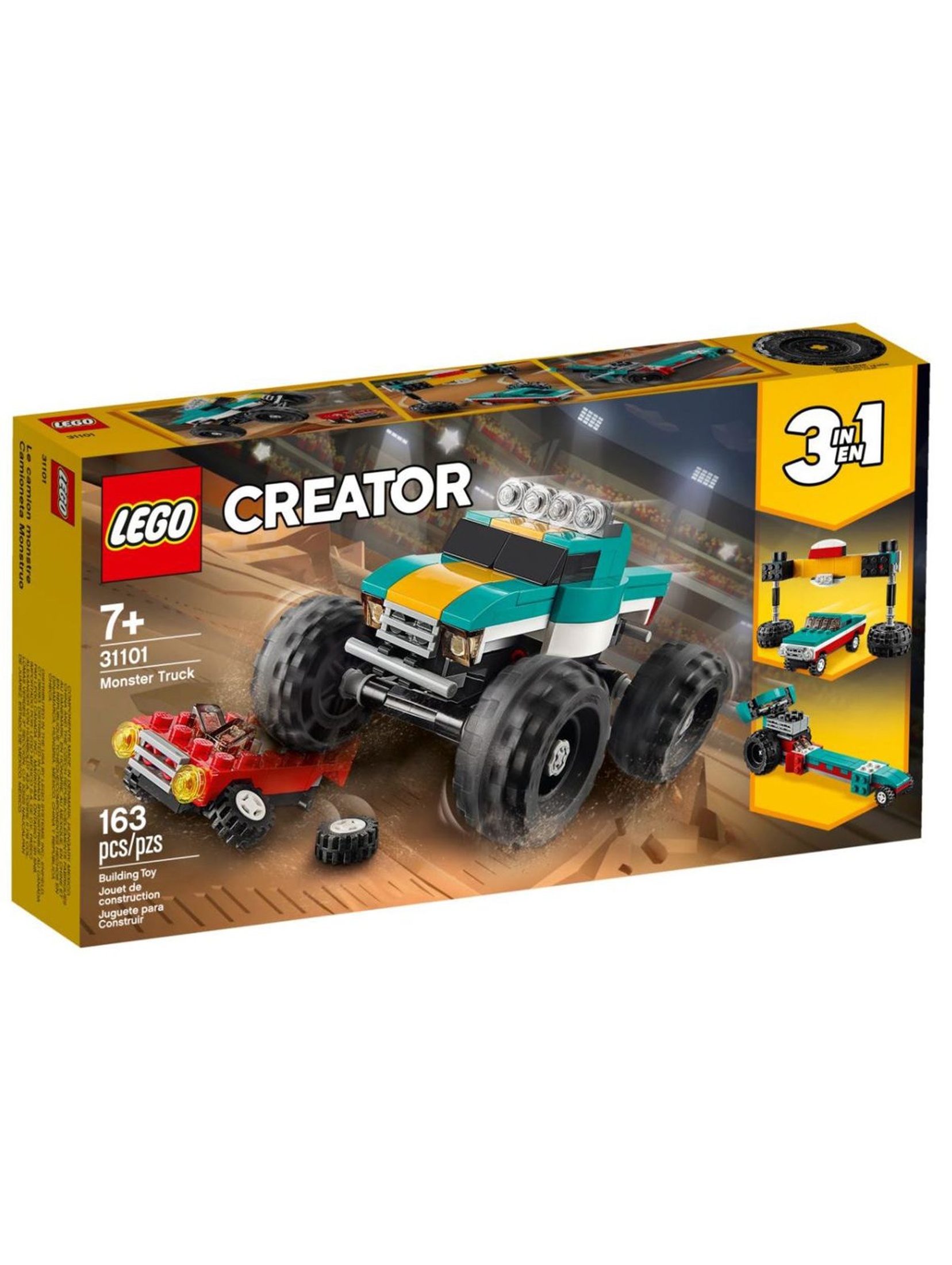 Lego Creator - Monster truck - 163 elementy wiek 7+