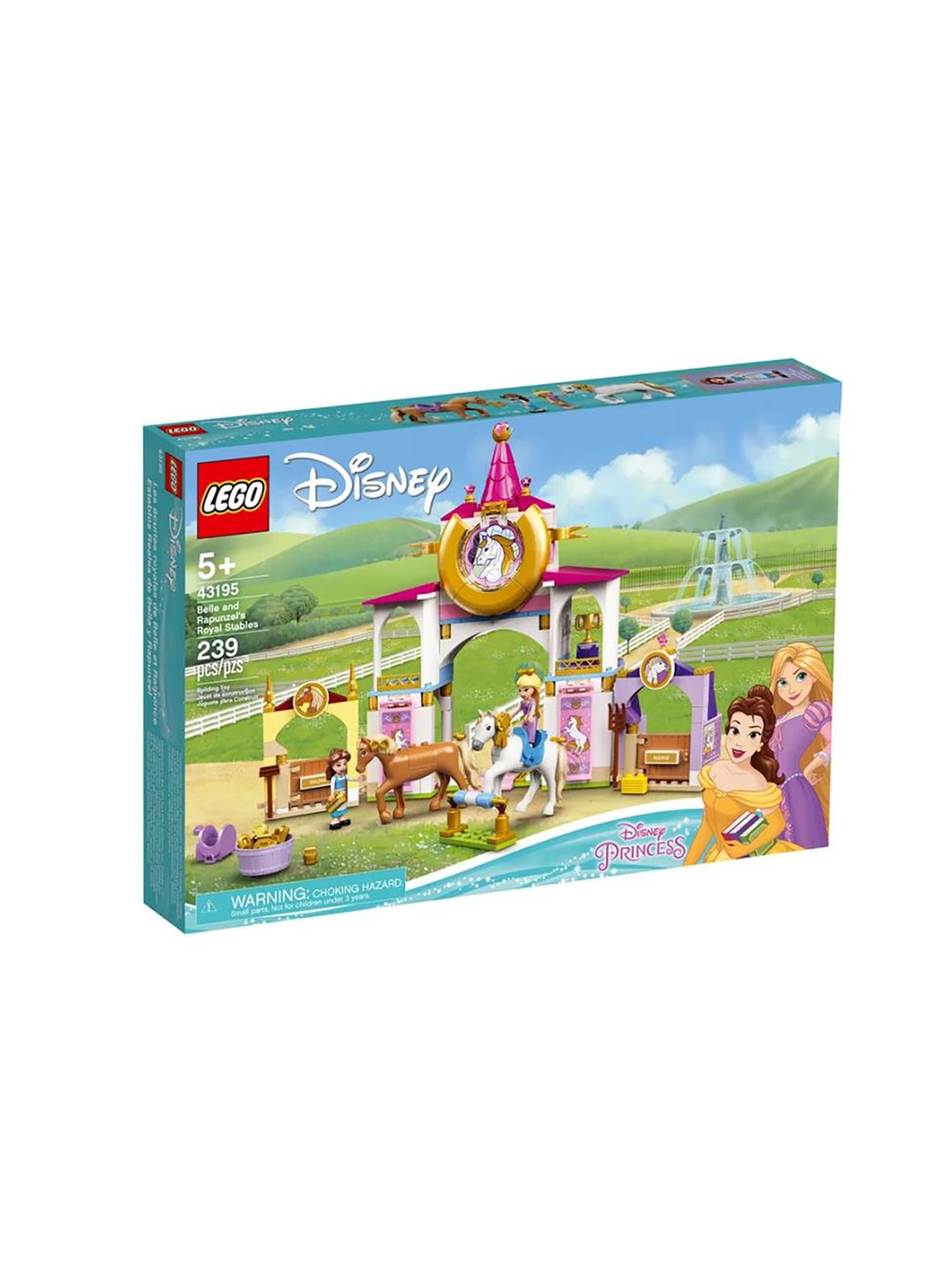 LEGO® ǀ Disney Królewskie stajnie Belli i Roszpunki 43195 wiek 5+