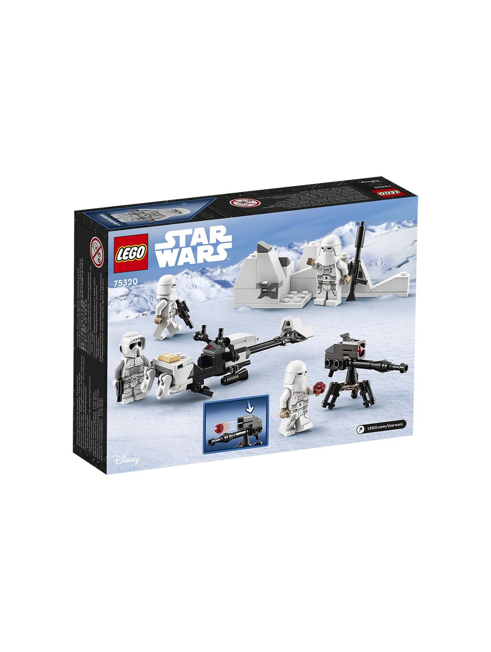 LEGO Star Wars 75320 Zestaw bitewny ze szturmowcem śnieżnym wiek 6+