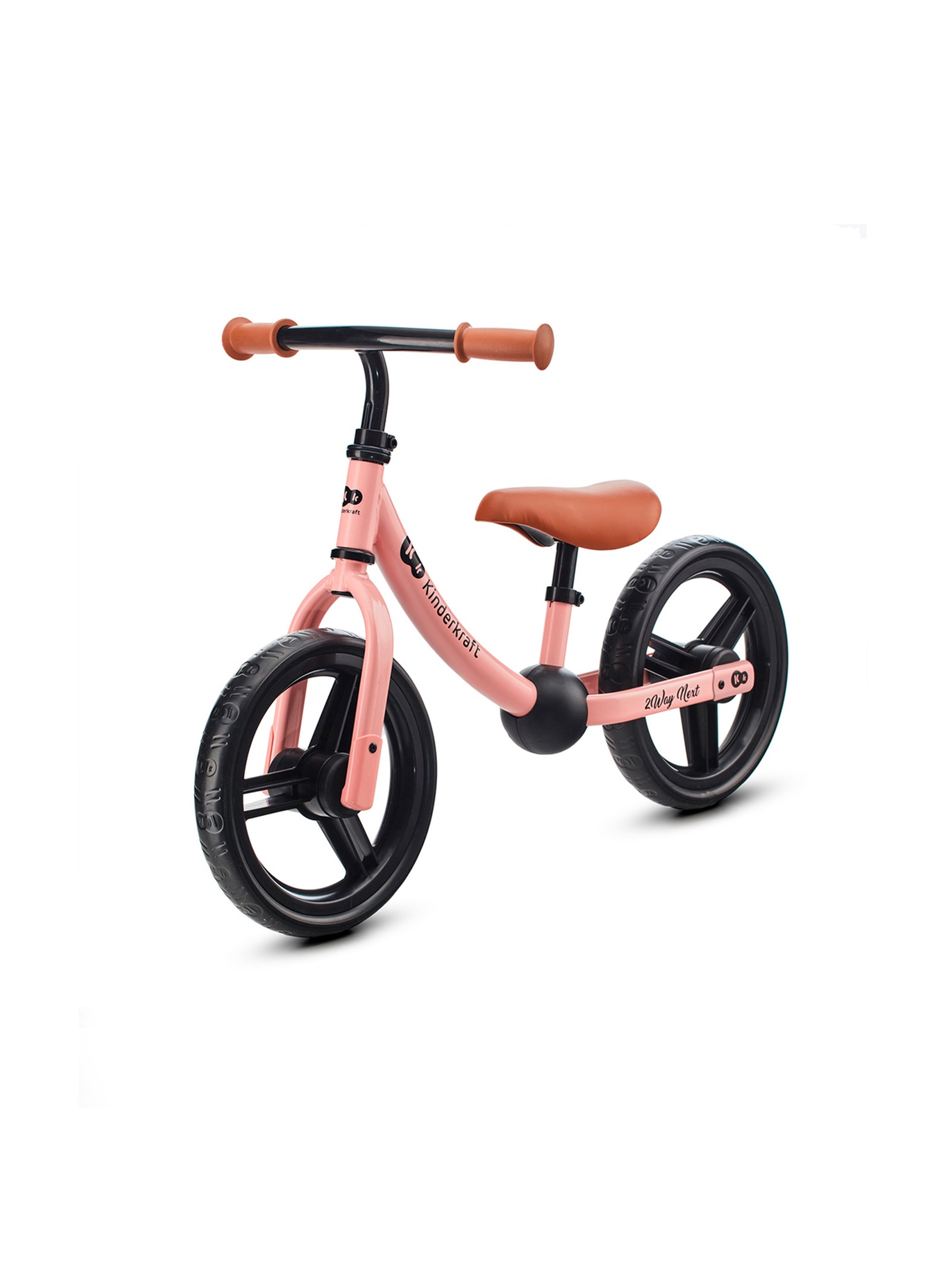 Rowerek biegowy 2WAY NEXT Kinderkraft - rosa pink