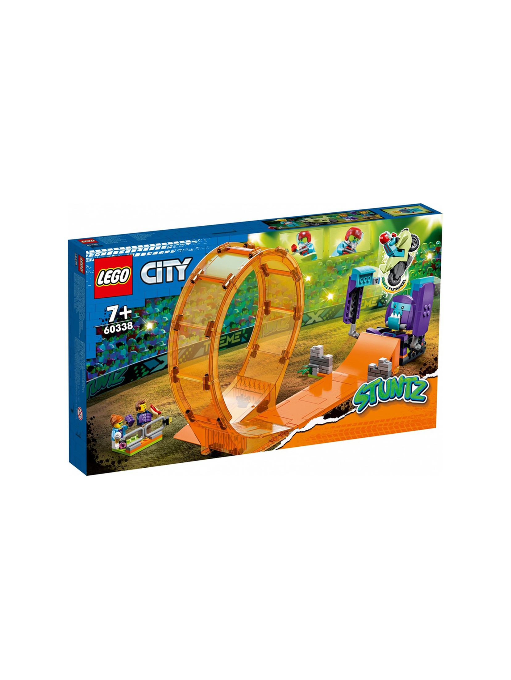 LEGO City - Kaskaderska pętla i szympans demolka 60338 - 226 elementów, wiek 7+