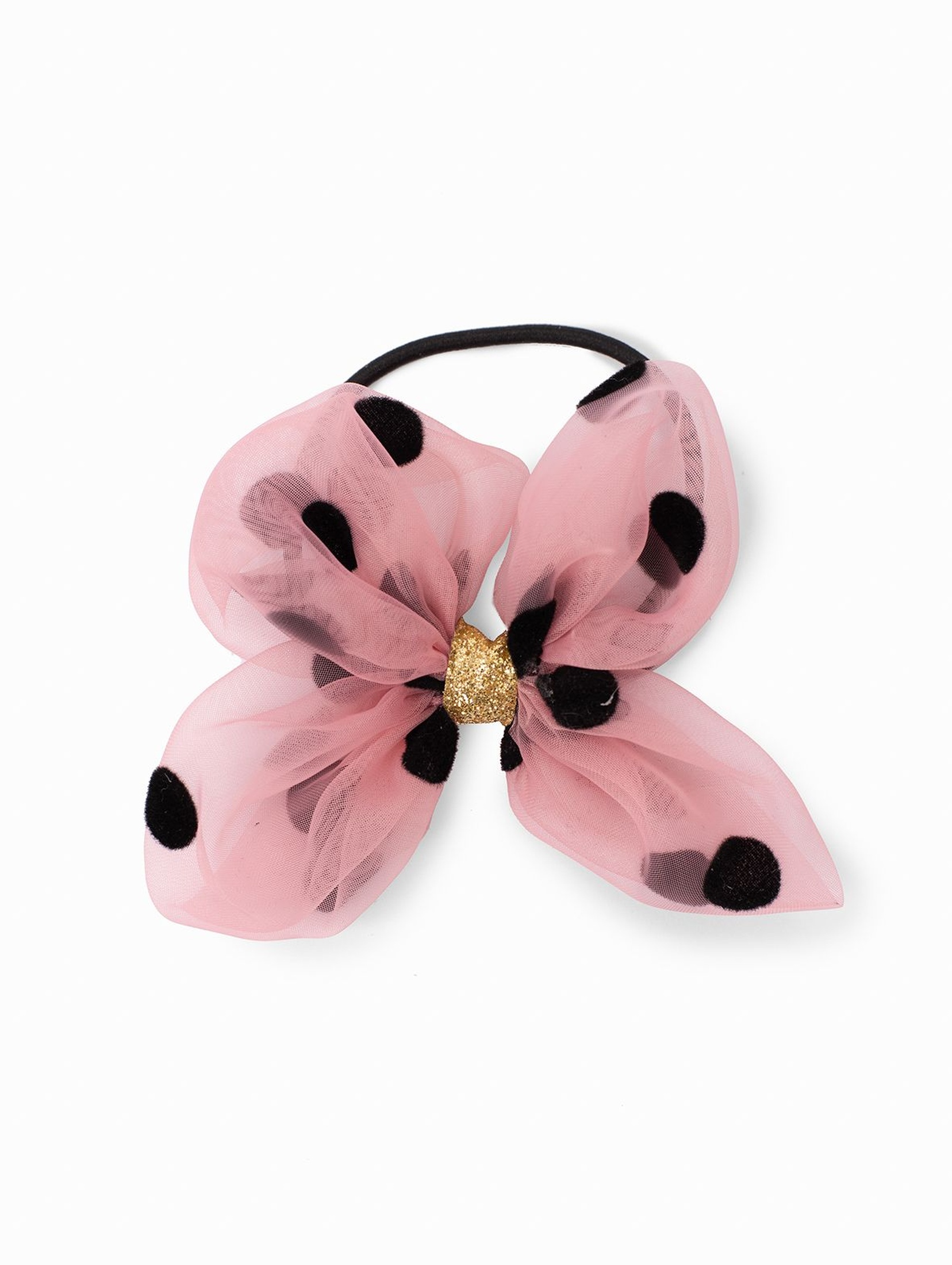 Gumka do włosów dla dziewczynki w kształcie kwiatka - różowa