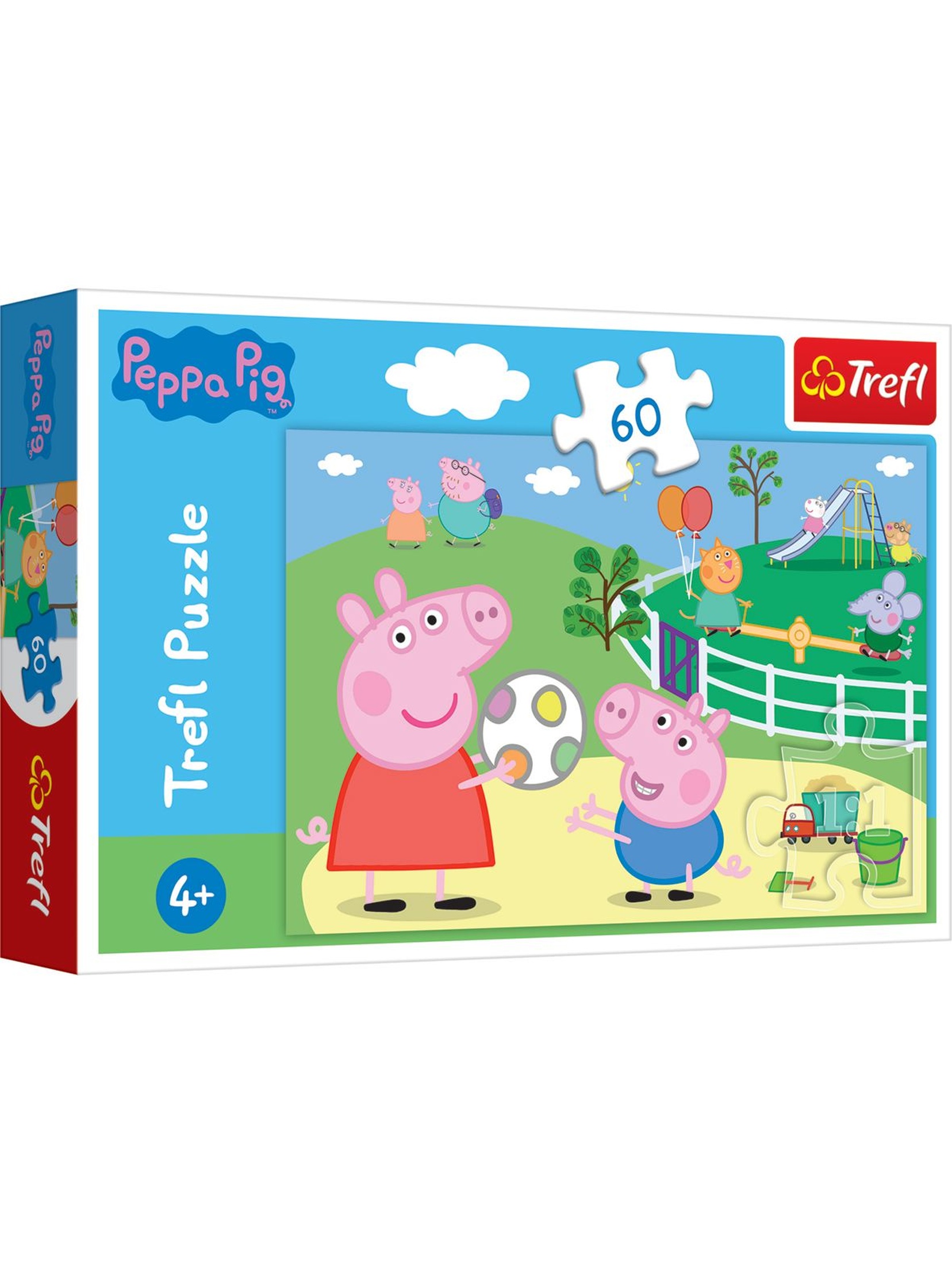 Puzzle  - Zabawy w gronie przyjaciół / Peppa Pig - 60 elementów