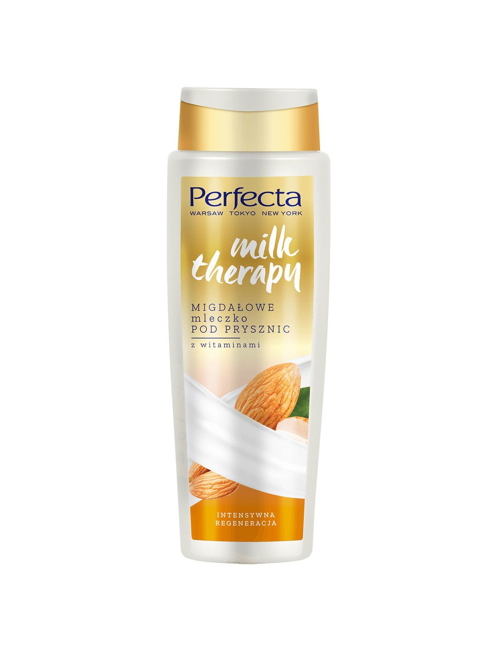 Perfecta Milk Therapy, migdałowe mleczko pod prysznic, 350 ml