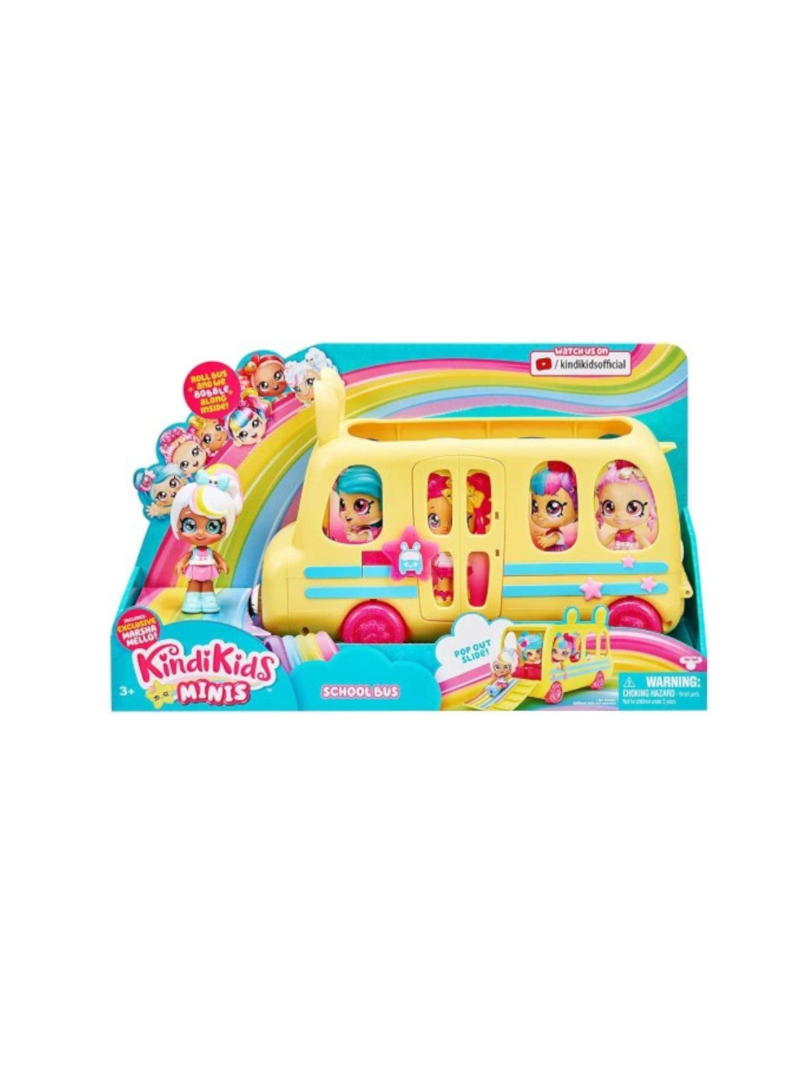 Kindi Kids Mini - Autobus Szkolny i Marshamello wiek 3+