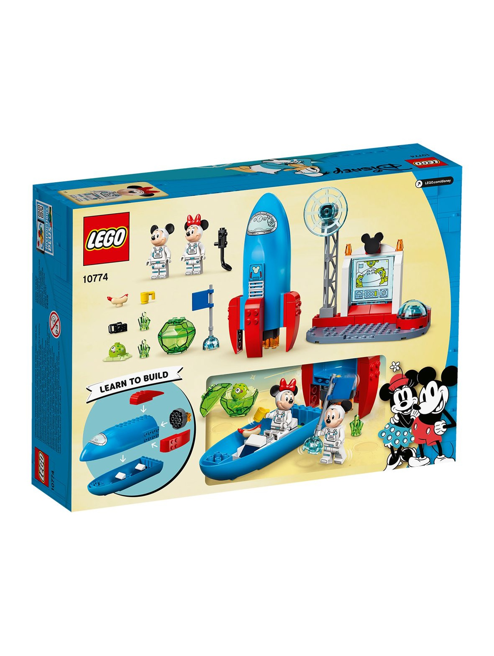 LEGO® ǀ Disney Mickey and Friends Kosmiczna rakieta Myszki Miki i Minnie - 88 elementów wiek 4+