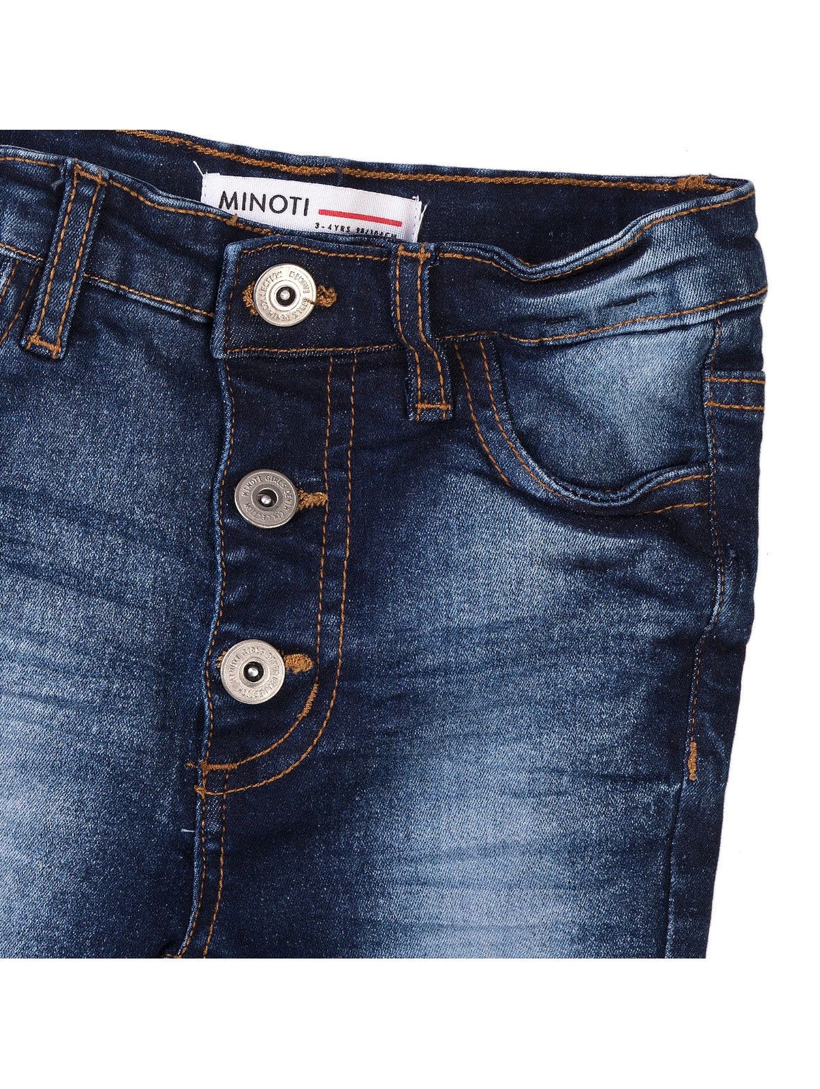 Spodnie dziewczęce jeansowe granatowe